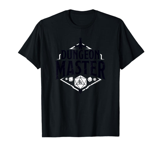 Dungeons & Dragons Dungeon Master Sword & Dice Logo T-Shirt