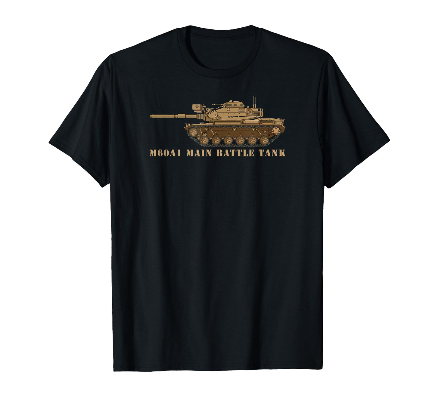 M60 A1 Patton Tank American Tanks Diagram T-Shirt