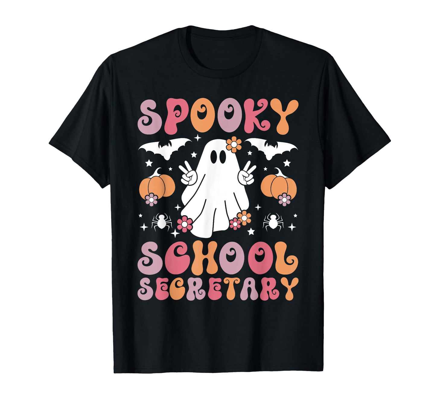 Spooky School Secretary Halloween Secretary T-Shirt