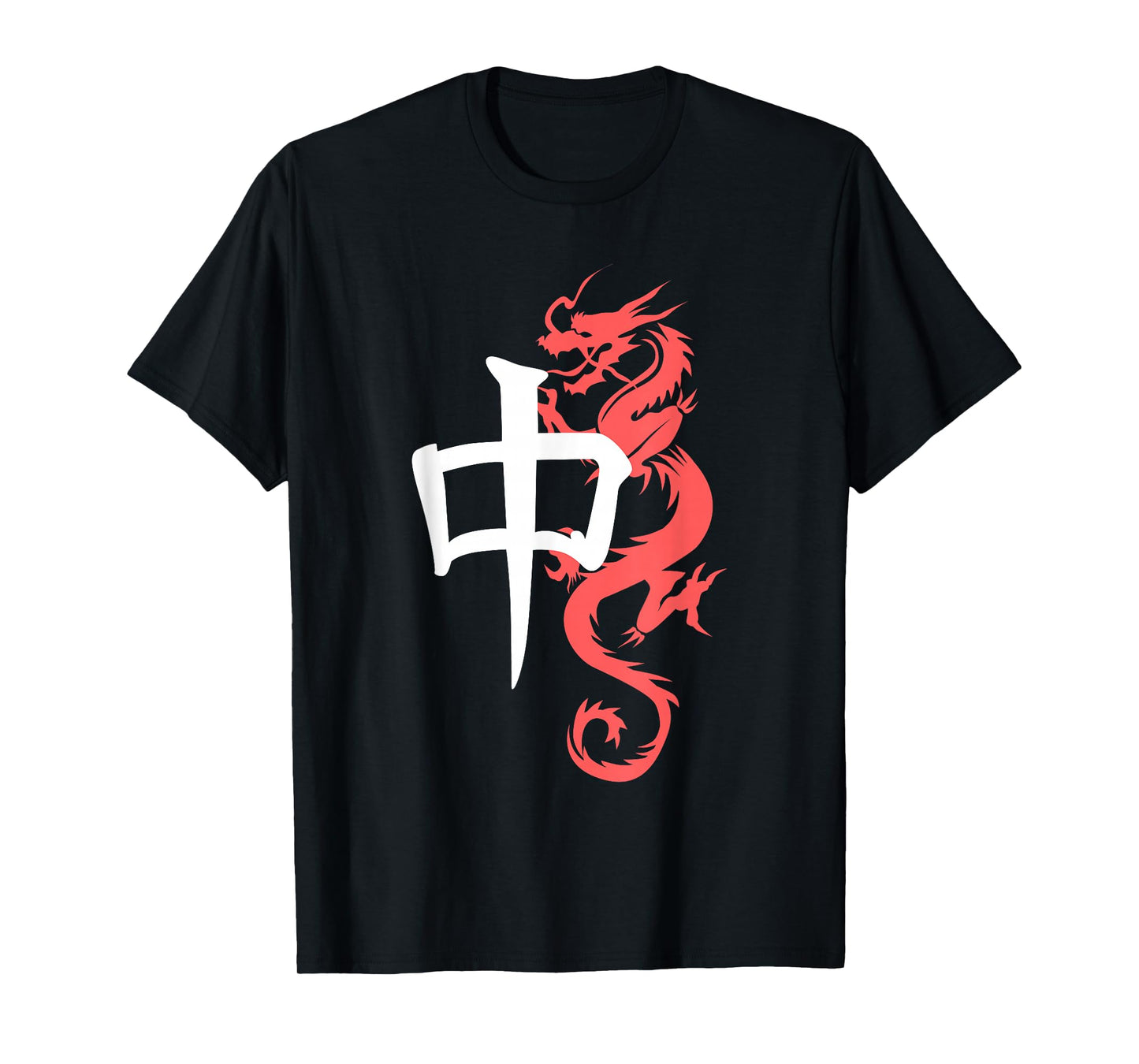 Red Dragon Tile Mahjong T-Shirt