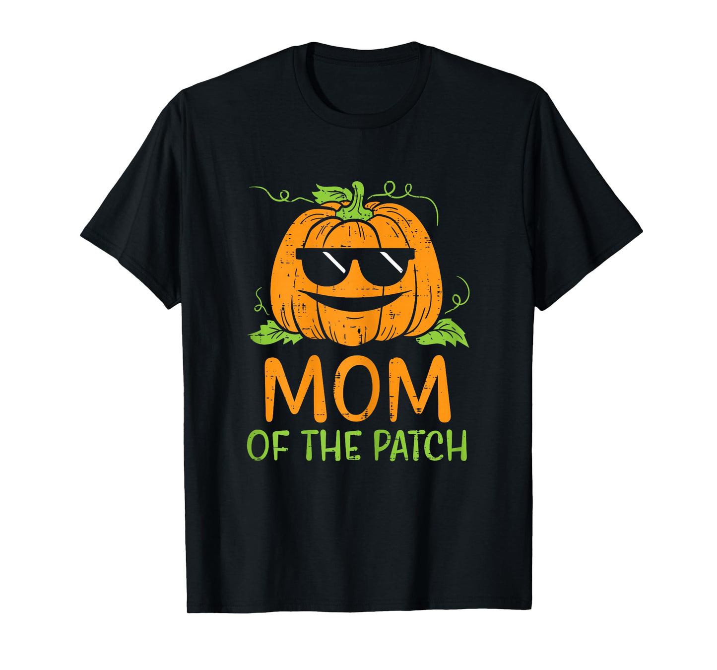 Pumpkin Mom Of The Patch Halloween Family Mommy Mama Women T-Shirt
