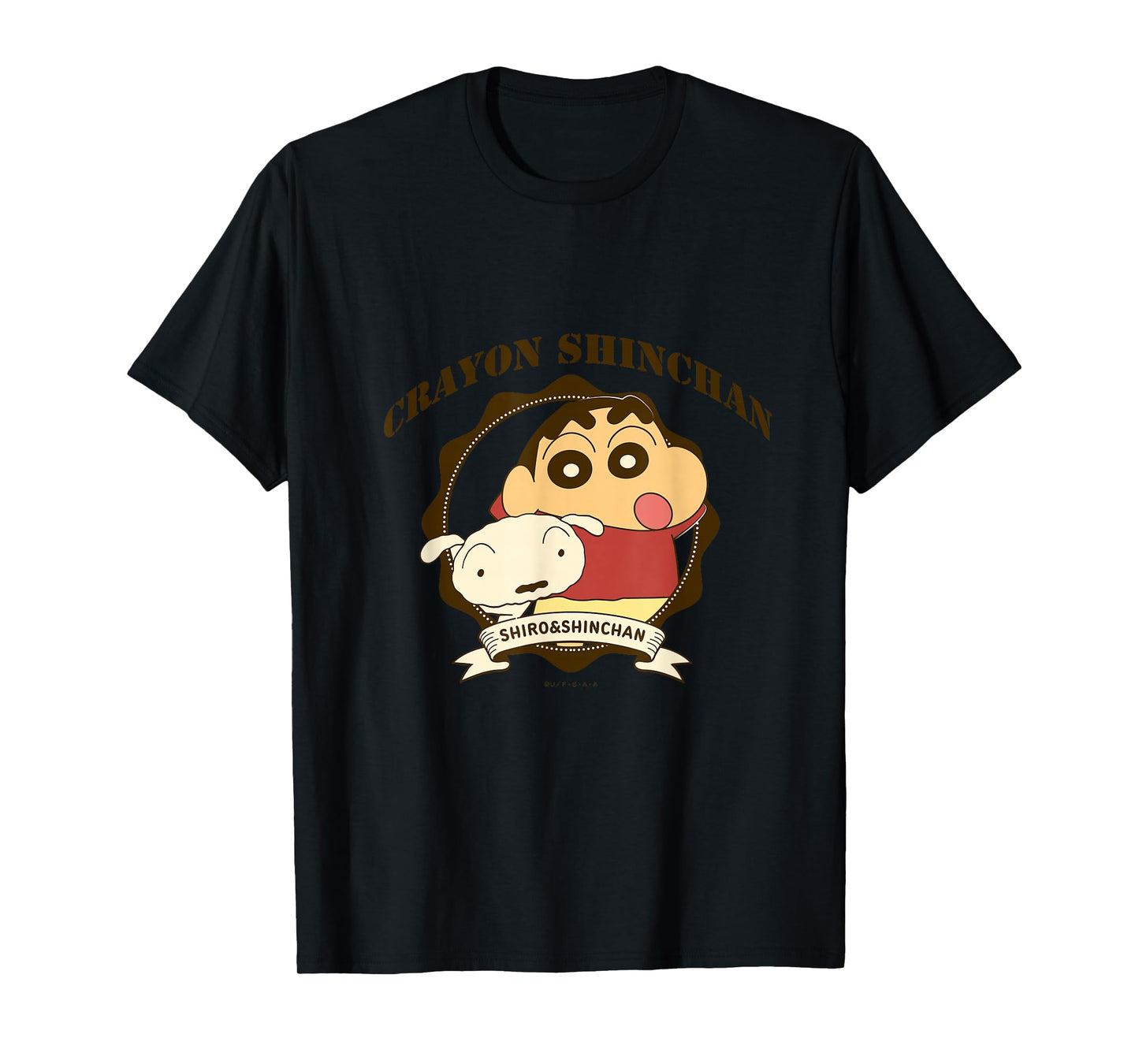 Crayon Shin-chan College Logo style T-Shirt