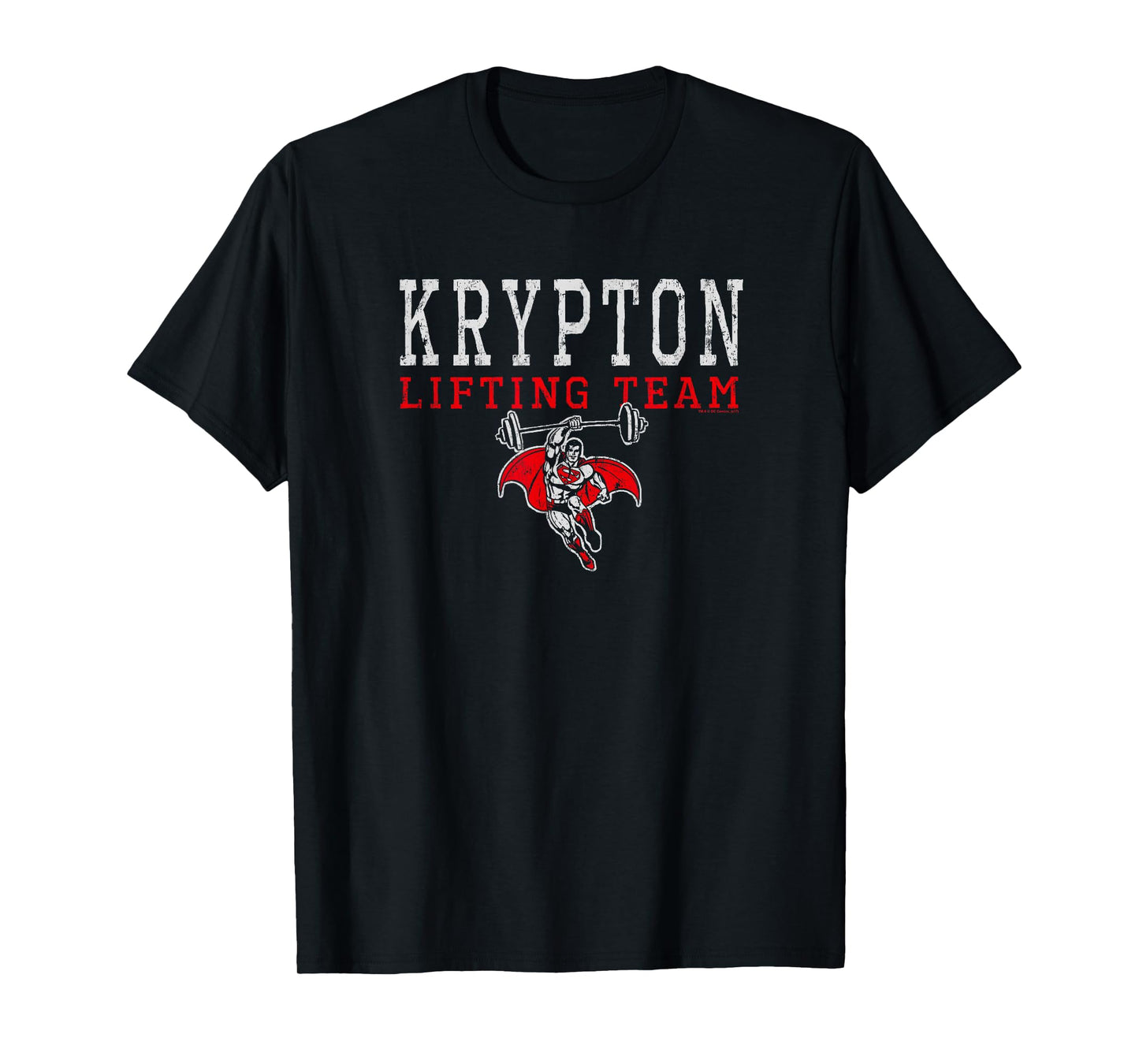 Superman Krypton Lifting Team T-Shirt