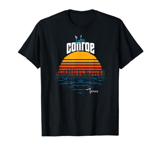 Vintage Lake Conroe Texas Souvenir T-Shirt