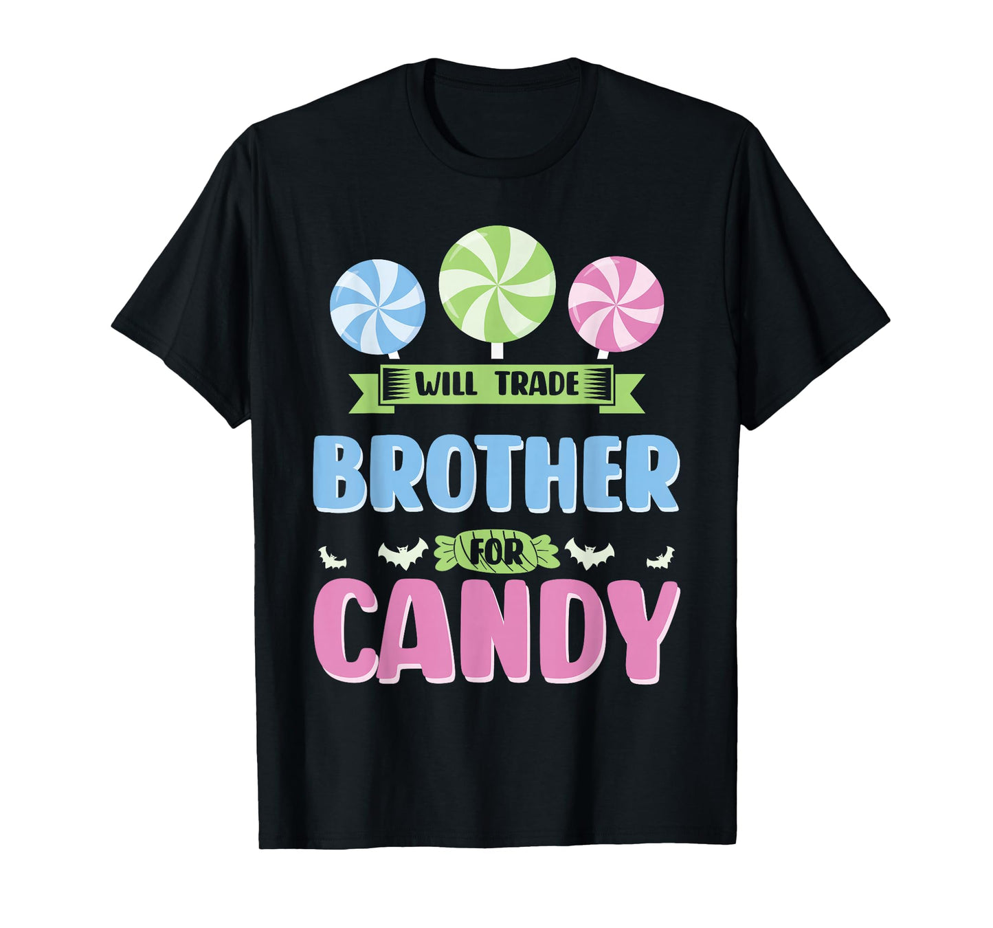 Will trade Brother for Candy - Halloween Brother Family T-Shirt