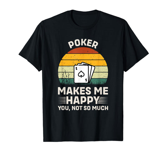 Funny Poker Card Player Casino Gambler Poker T-Shirt