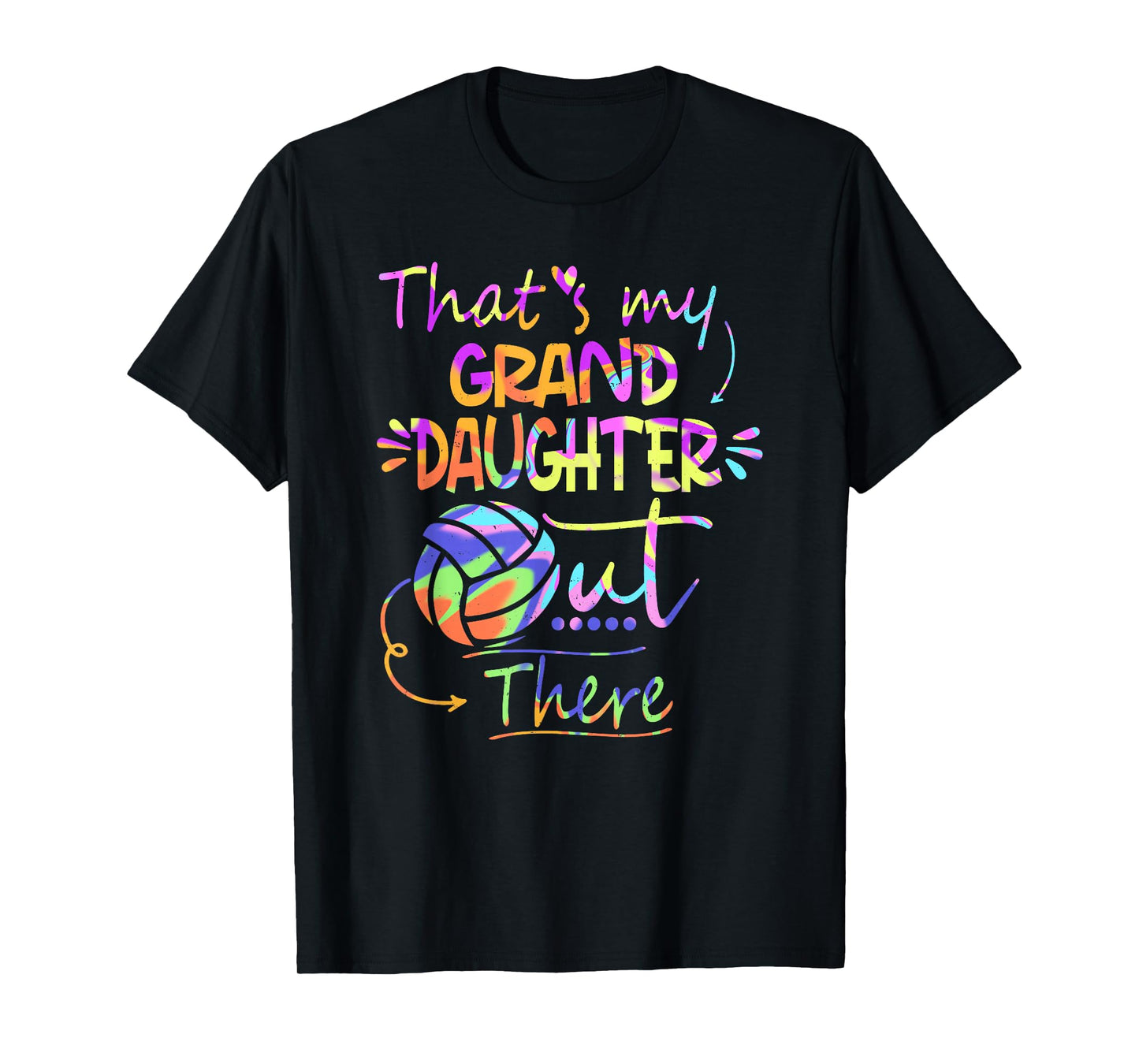 That's My Granddaughter Out There Volleyball For Grandma T-Shirt