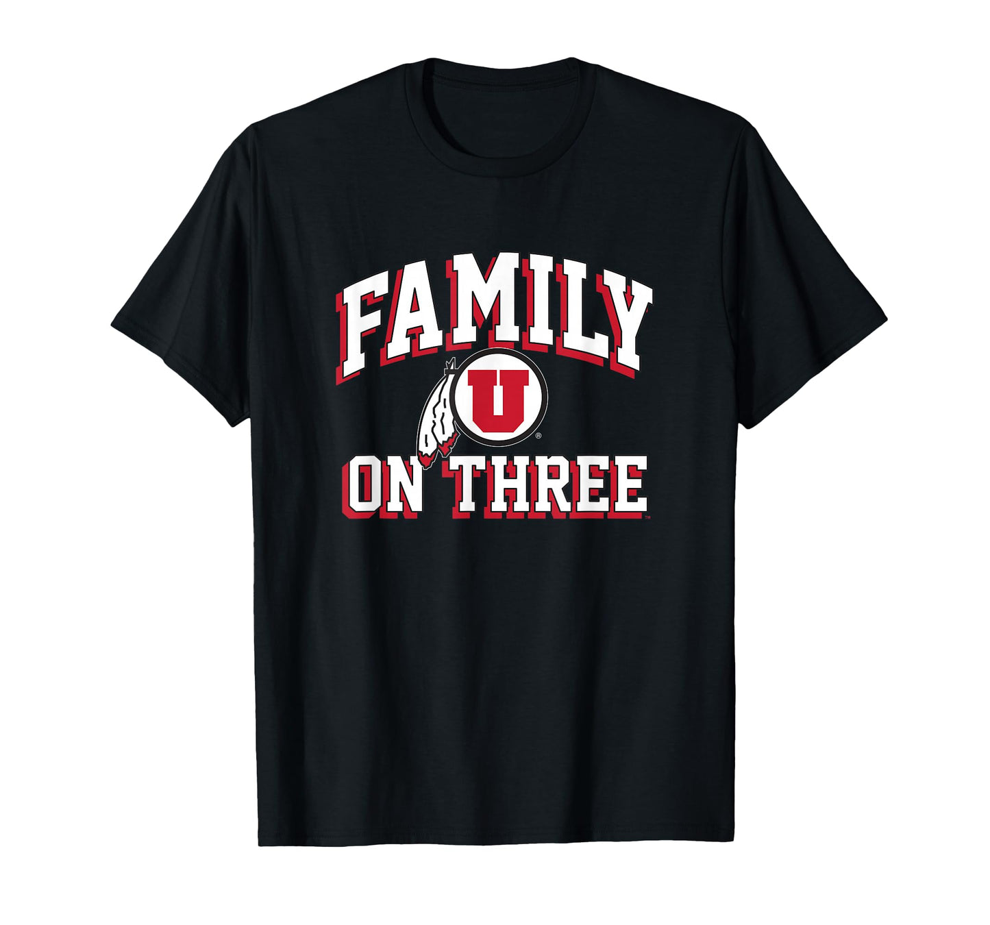 University of Utah Utes Family on Three T-Shirt