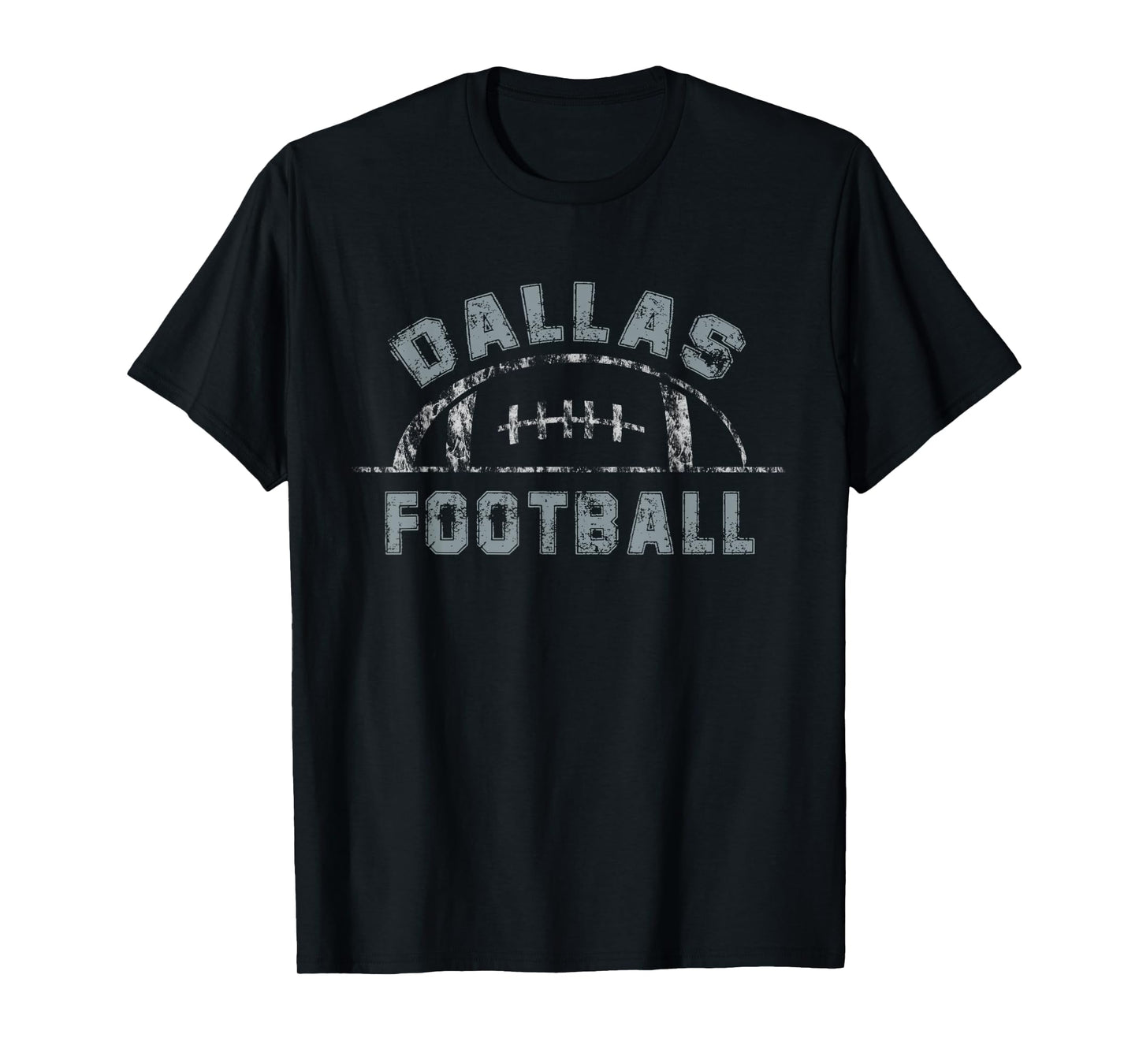 Dallas Football | End Zone Game Day Distressed Vintage T-Shirt