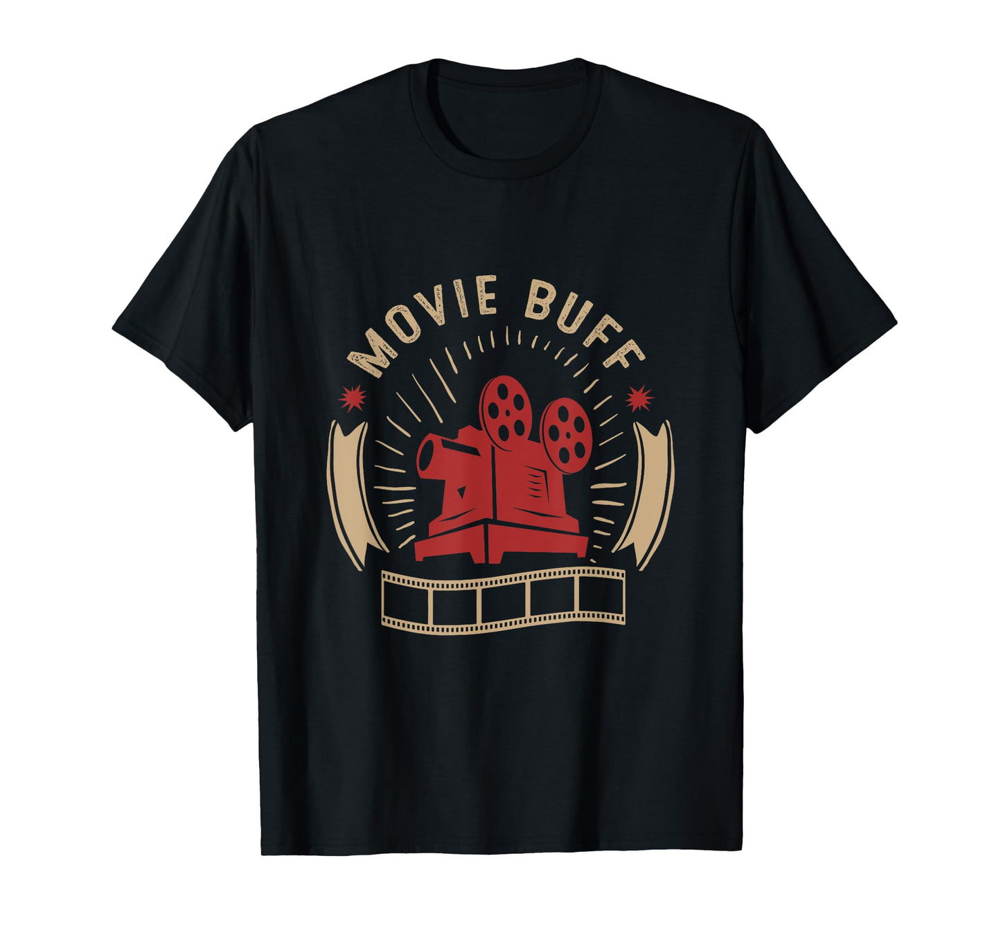 Movie Buff Vintage Cinema T-Shirt