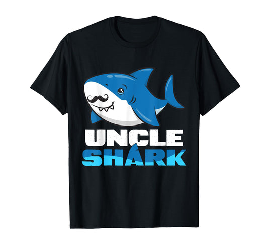 Uncle Shark Kids Party Family Matching Shark Lover T-Shirt