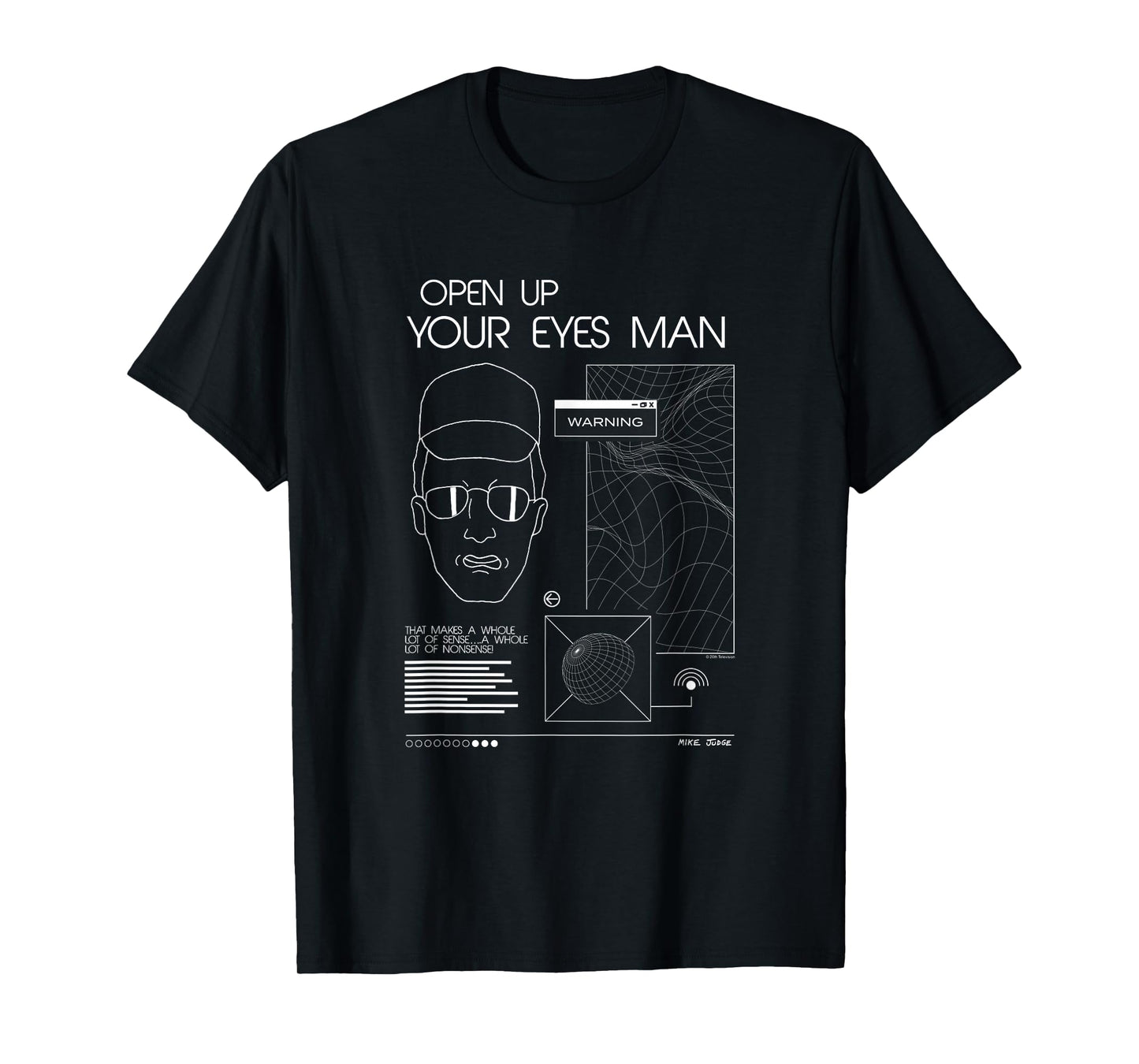 King of The Hill Dale Open Up Your Eyes Man Conspiracies T-Shirt