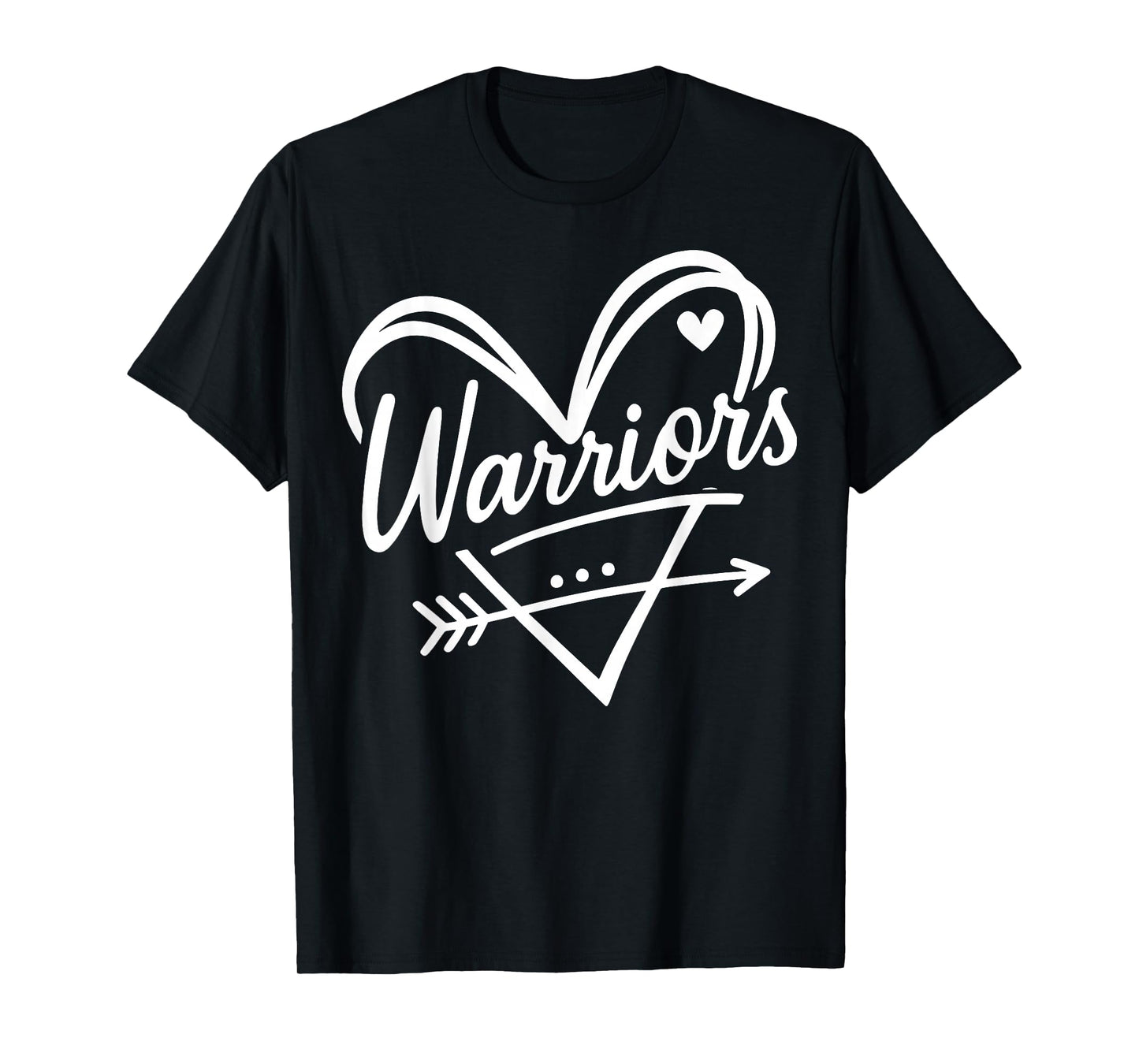 Retro Warriors Heart Apparel for Men Women Kid Boy Girl T-Shirt