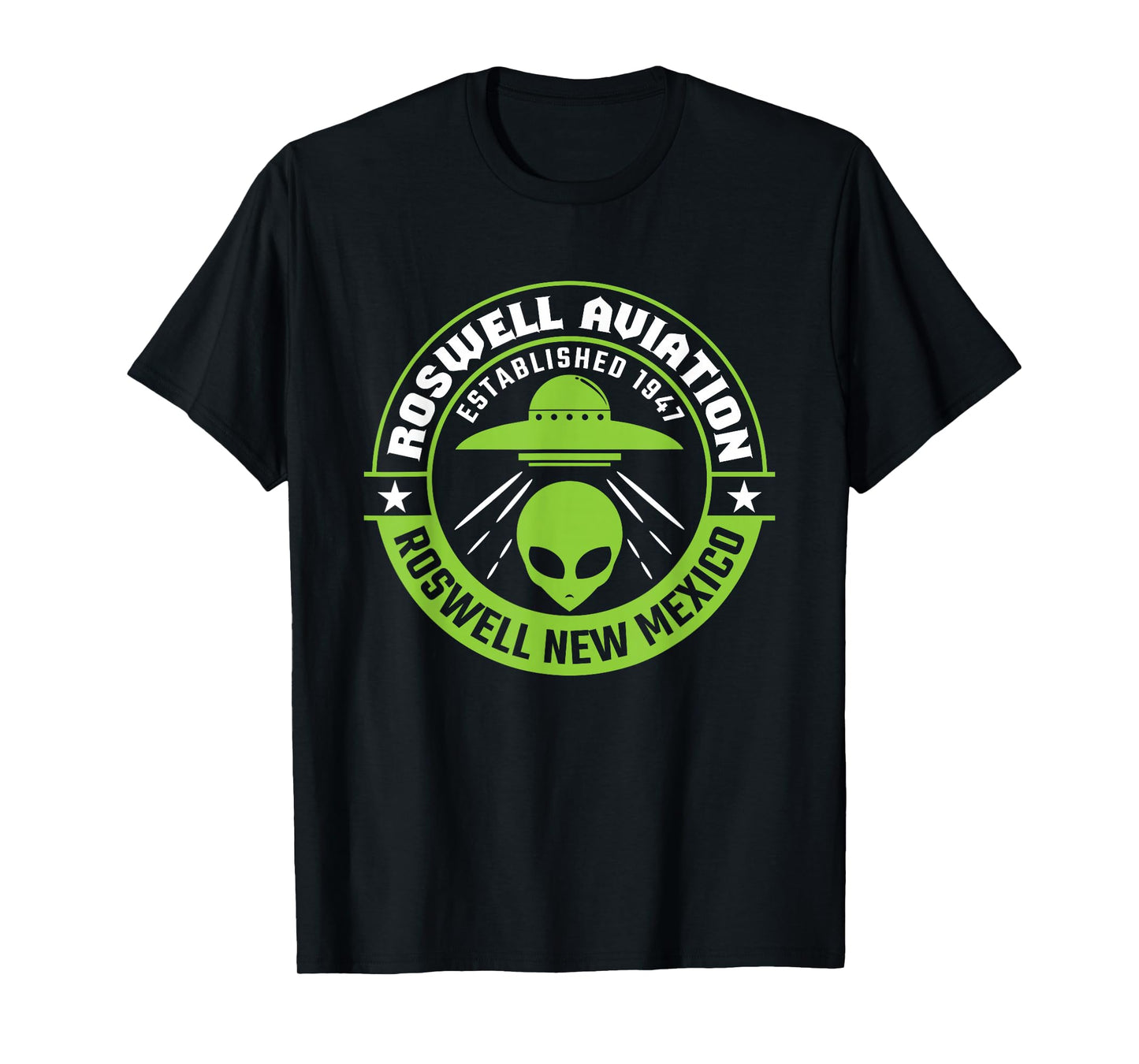 Roswell Aviation Established 1947 Alien T-Shirt