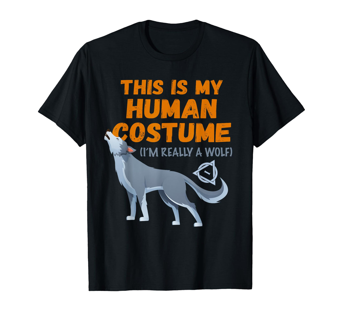 Therian wolf costume this is my human otherkin quadrobics T-Shirt