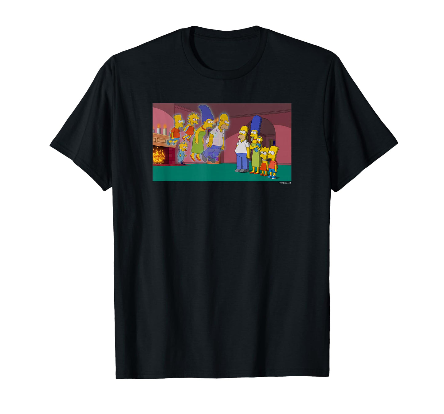 The Simpsons Treehouse Of Horror Halloween Ghost Family V-2 T-Shirt