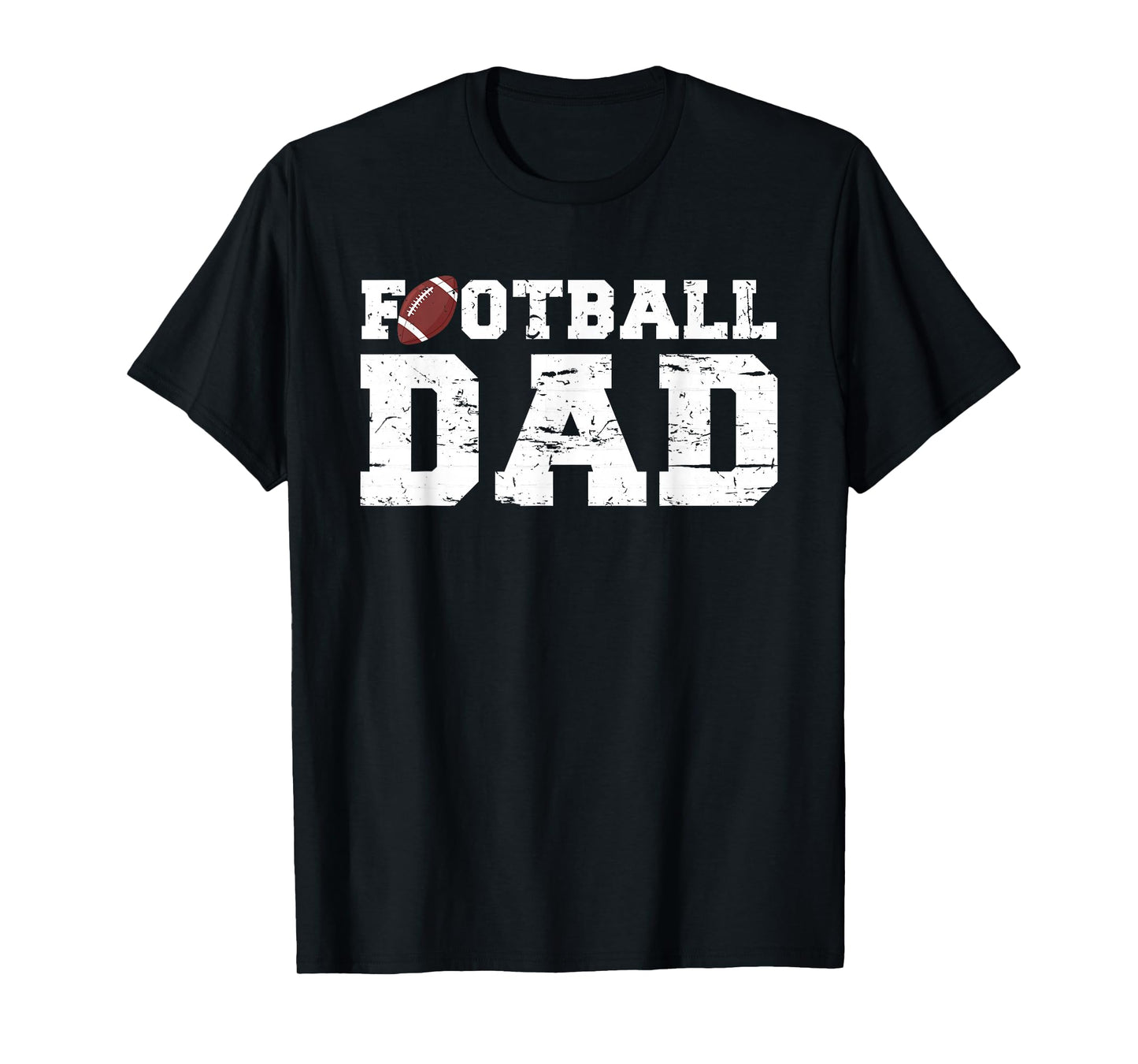 Football Papa Graphic Proud Football Dad T-Shirt