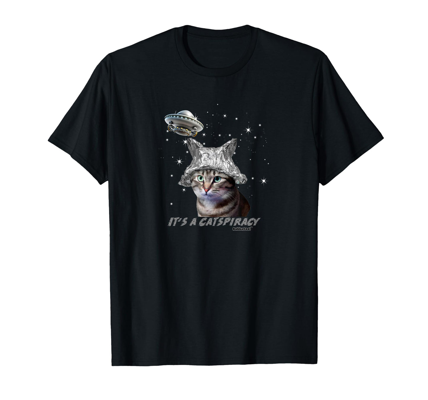 Funny Tinfoil Hat Cat Lover T-Shirt