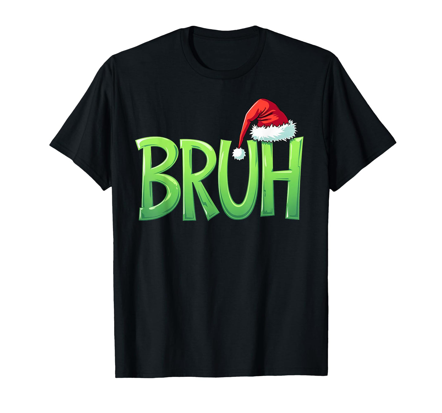 Bruh Christmas Kids Teens Boys Funny Christmas humor Meme T-Shirt