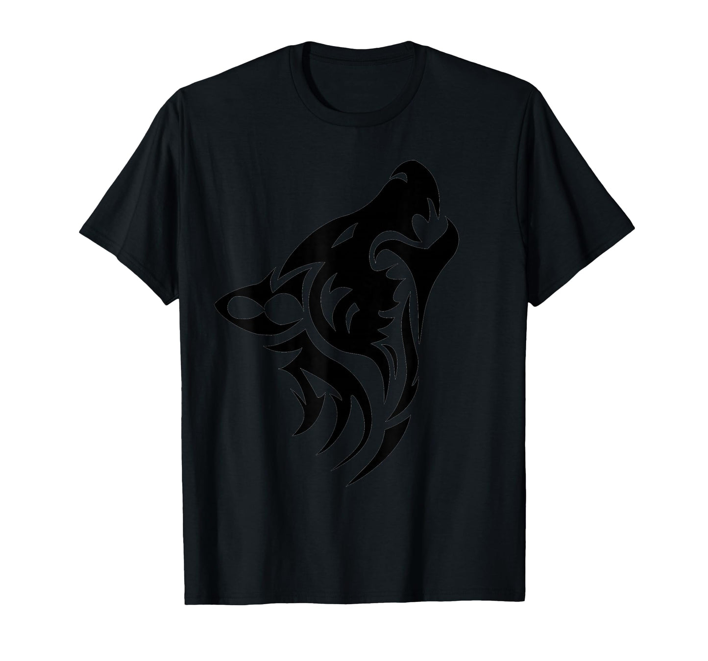 Wild Wolf Pack Team - Retro Vintage Wildlife Lone Black Wolf T-Shirt