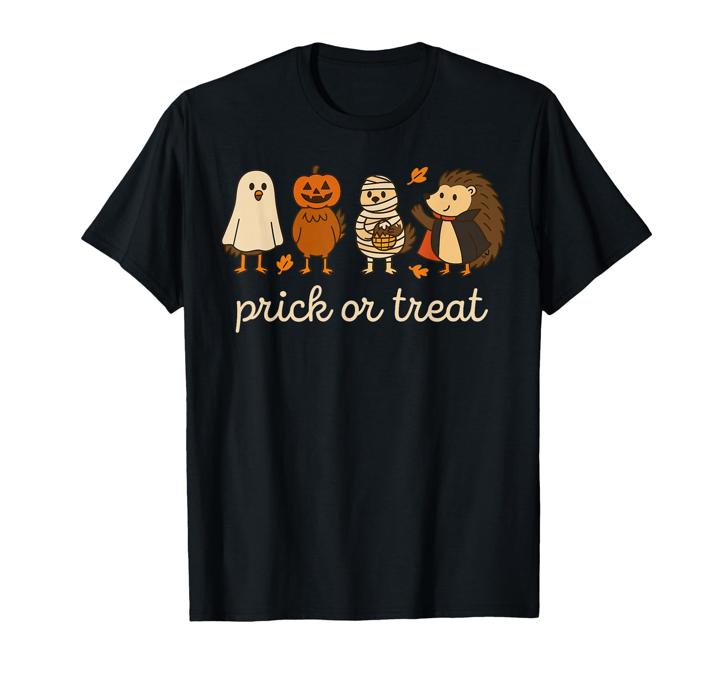 Prick or Treat Funny Halloween Hedgehog Costume T-Shirt