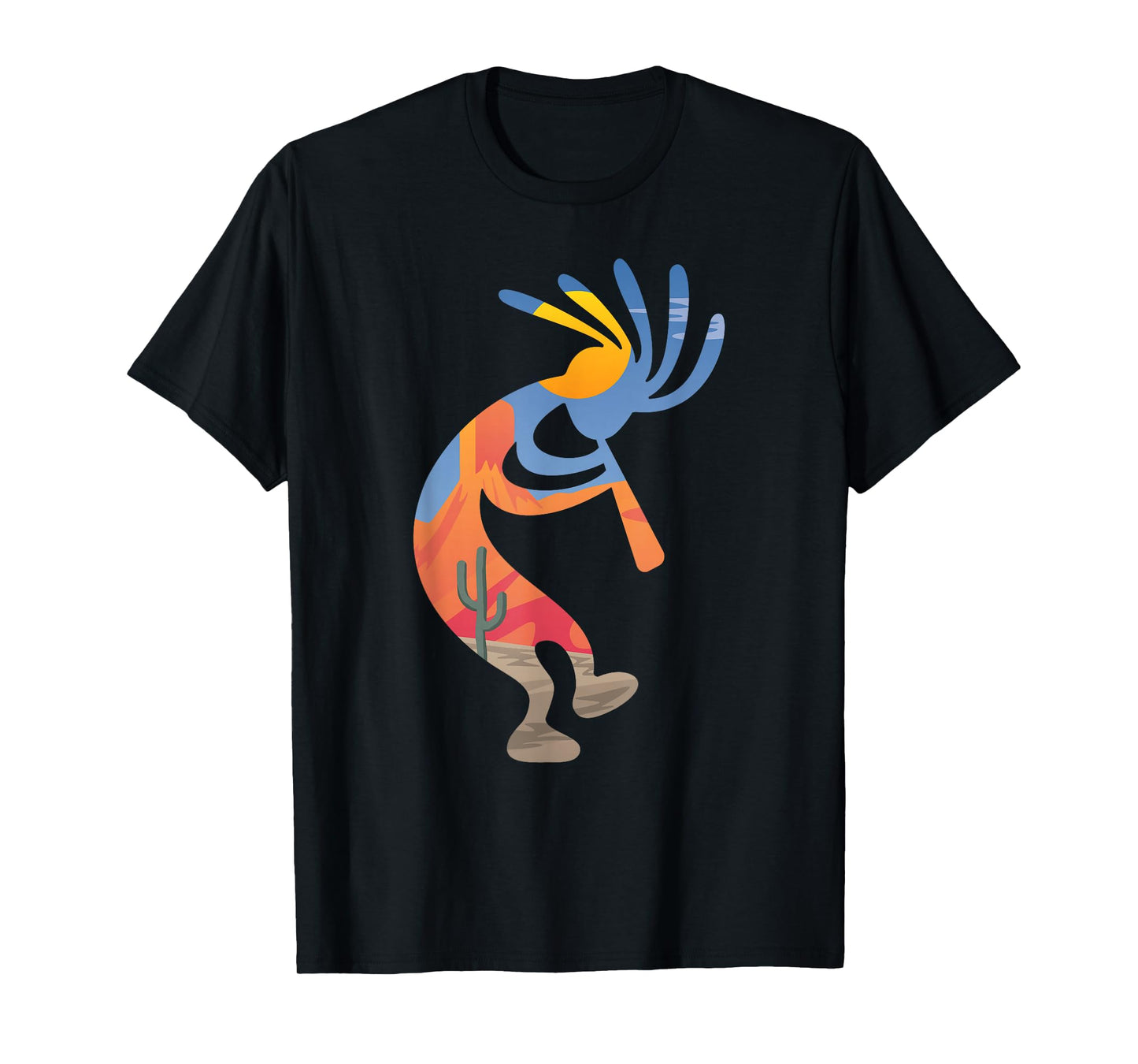 Dancing Southwestern USA Kokopelli Symbol T-Shirt