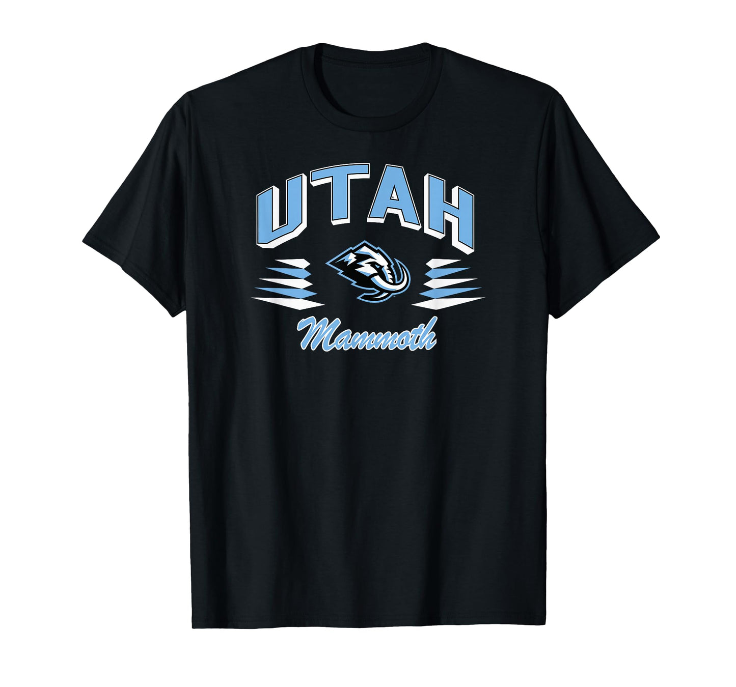 Utah Mammoth Retro Diamond Dark Heather Officially Licensed T-Shirt