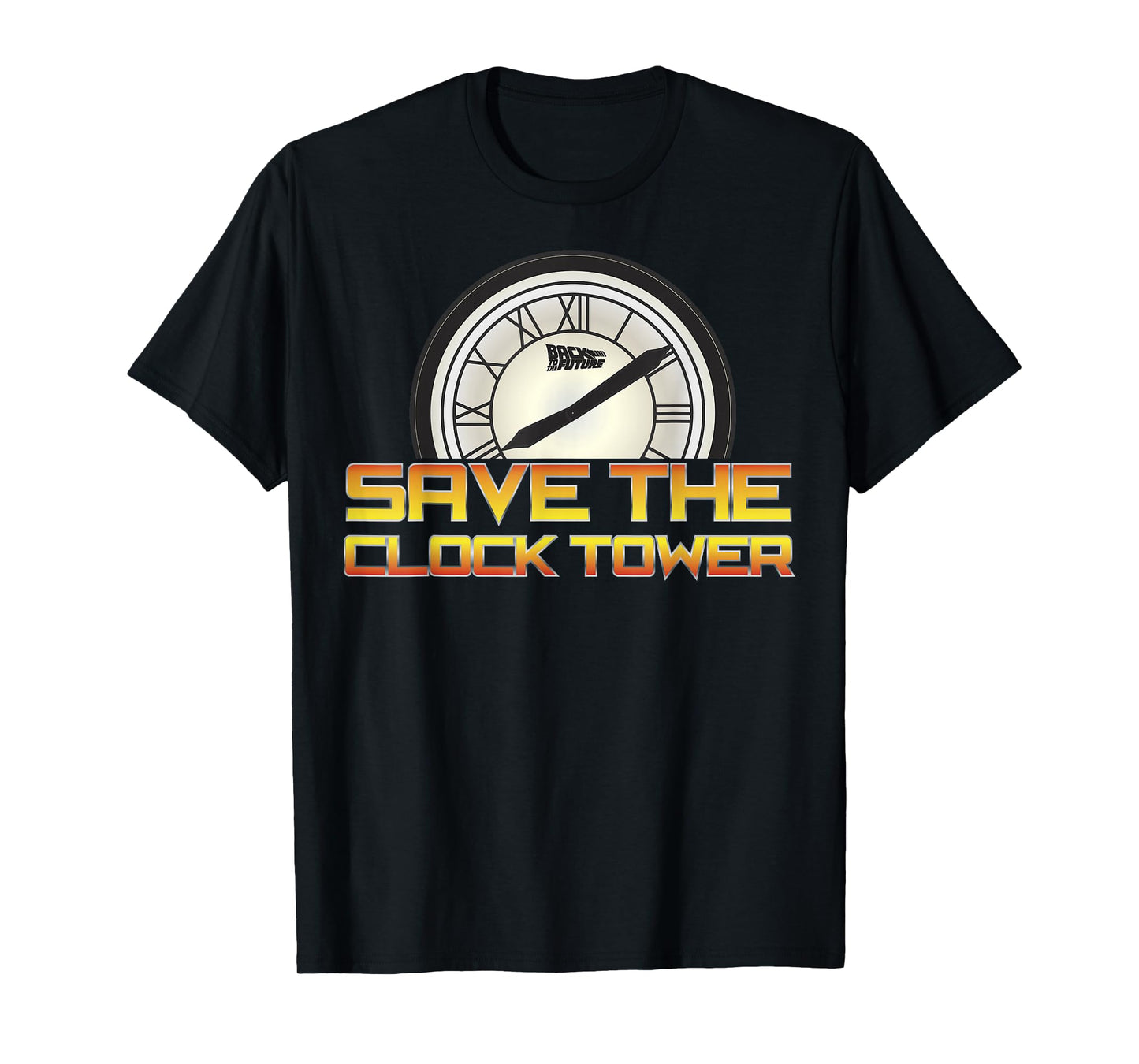 Back to The Future Save The Clock Tower T-Shirt