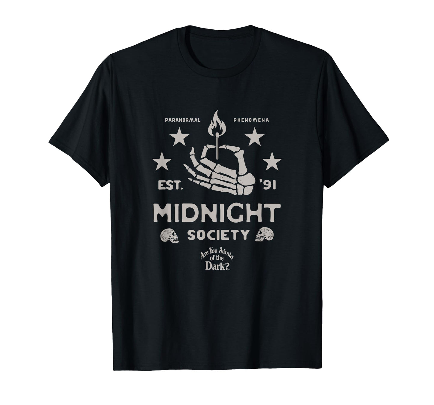 are You Afraid of The Dark Midnight Society Vintage Graphic T-Shirt