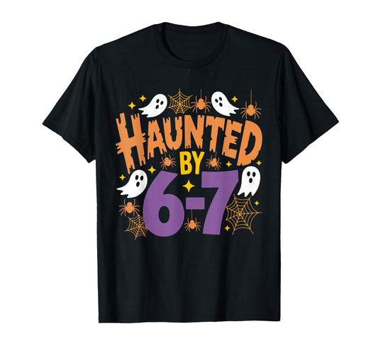 Haunted by 6-7 Halloween Ghosts and Spiders T-Shirt