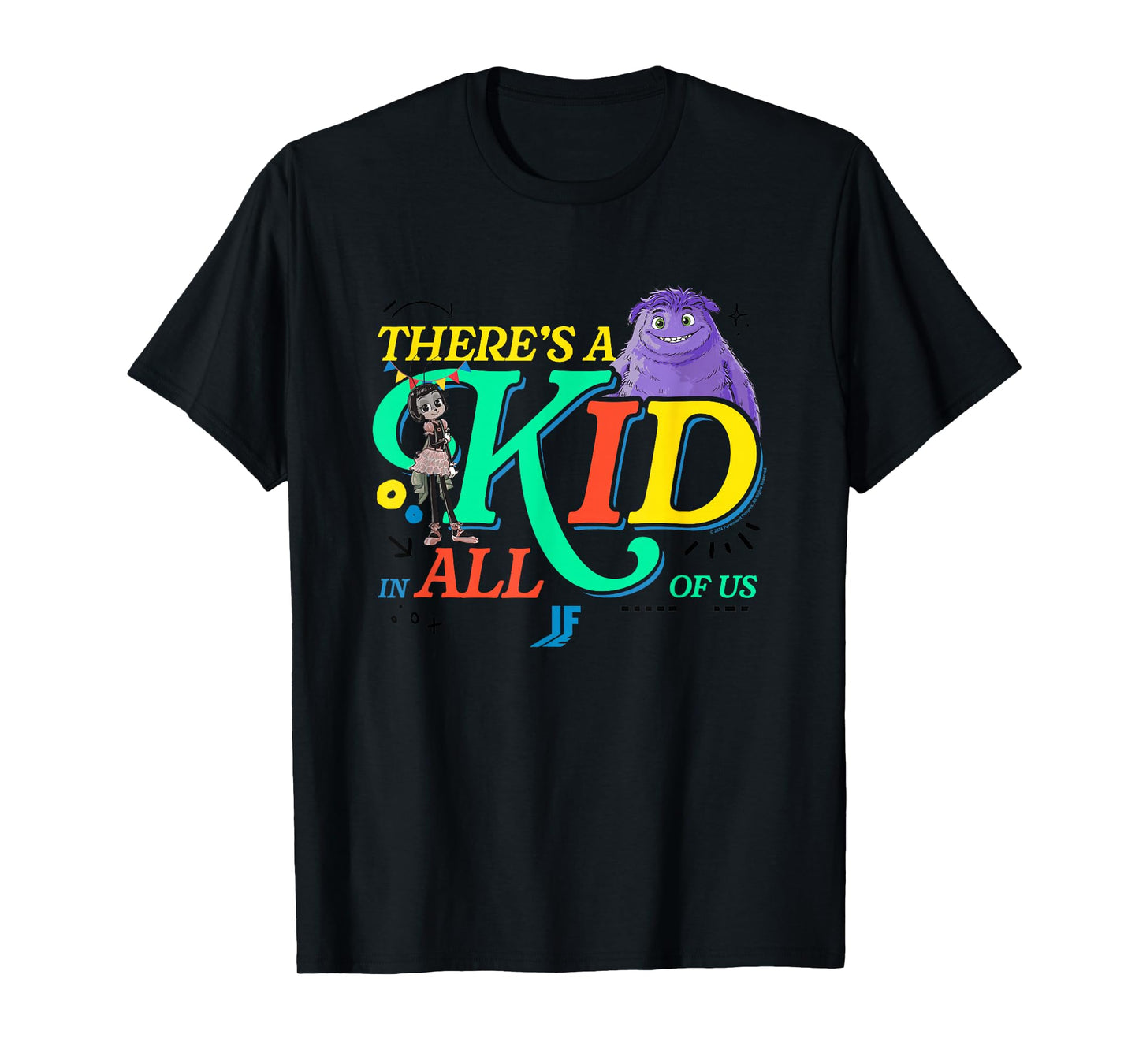 IF Movie There's A Kid In All Of Us Sketch Doodle Logo T-Shirt