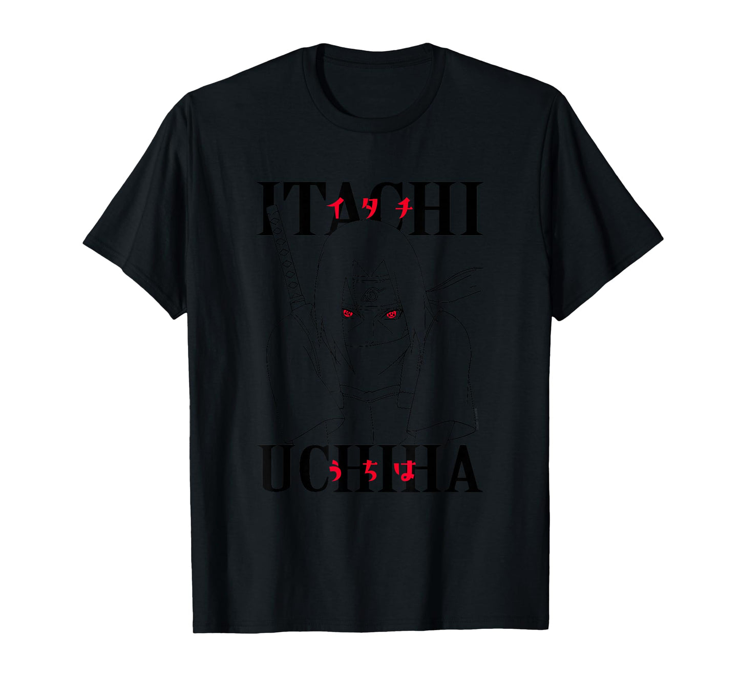 Naruto Shippuden Itachi Line Work T-Shirt