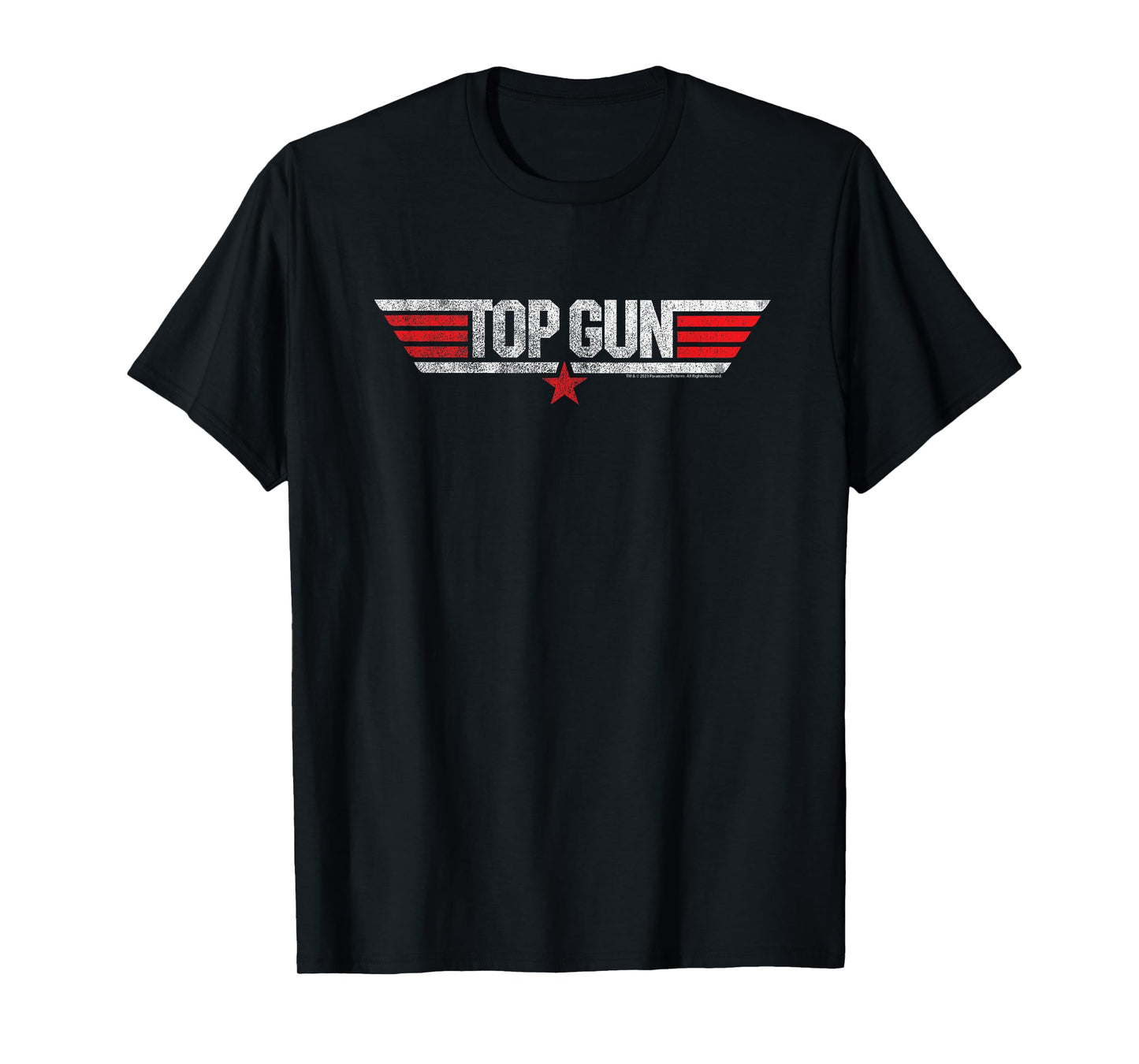 Top Gun Front and Back Logo with Goose Movie T-Shirt