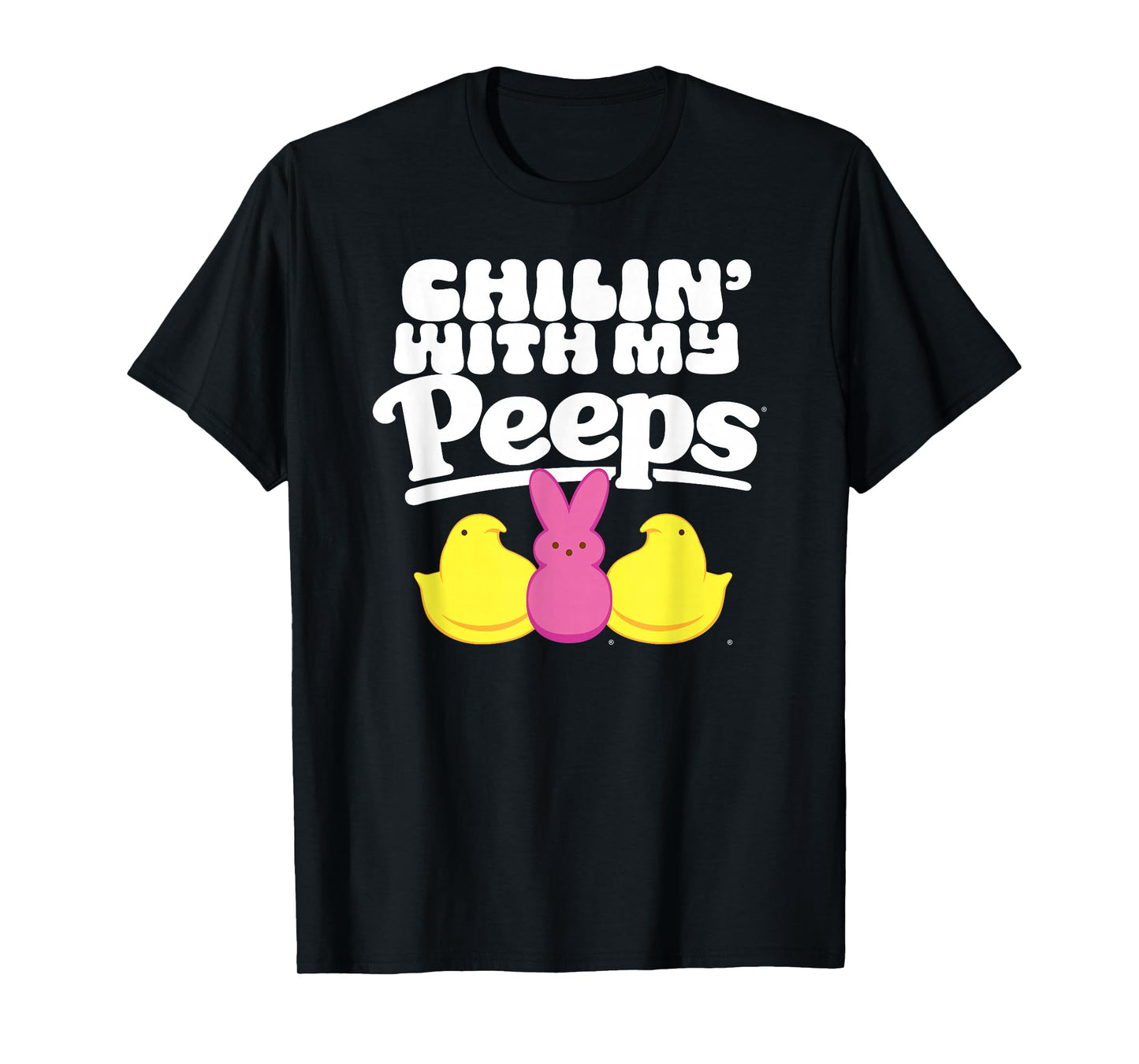 Peeps Chillin' with My Peeps Funny Poster T-Shirt