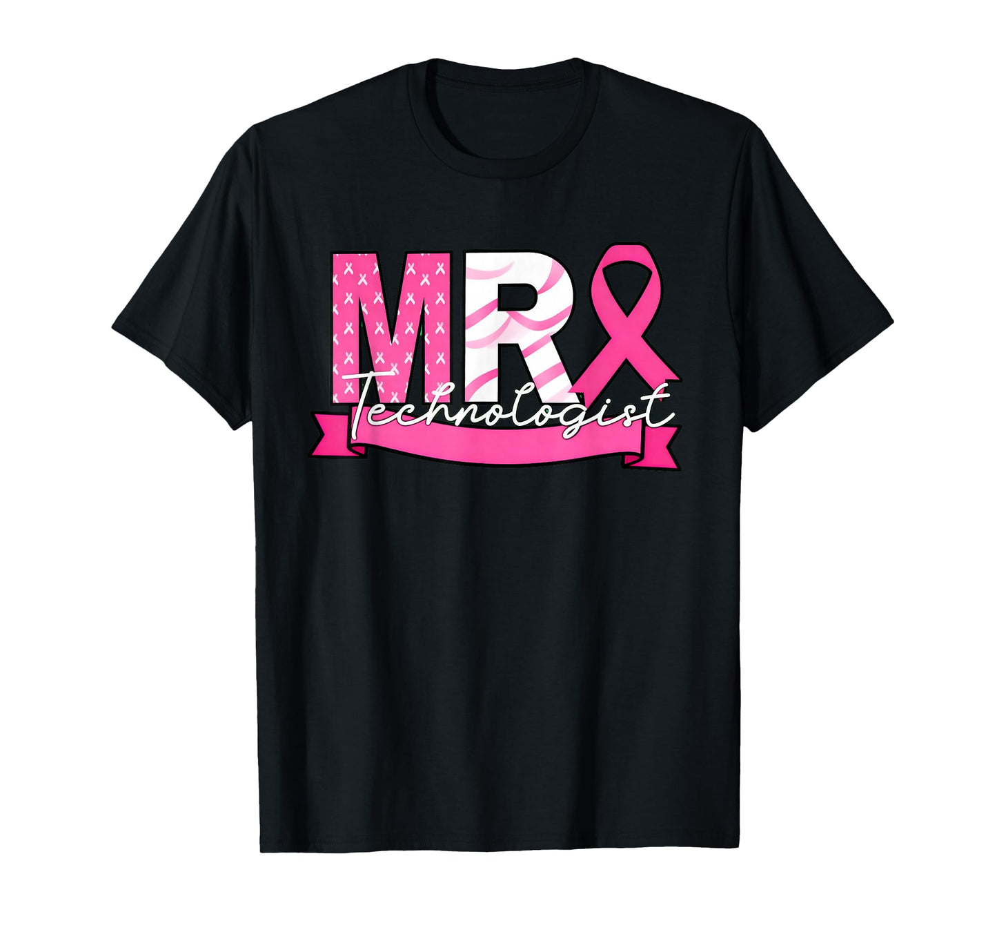MRI Technologist Breast Cancer Awareness Sweat Diagnostic Im T-Shirt