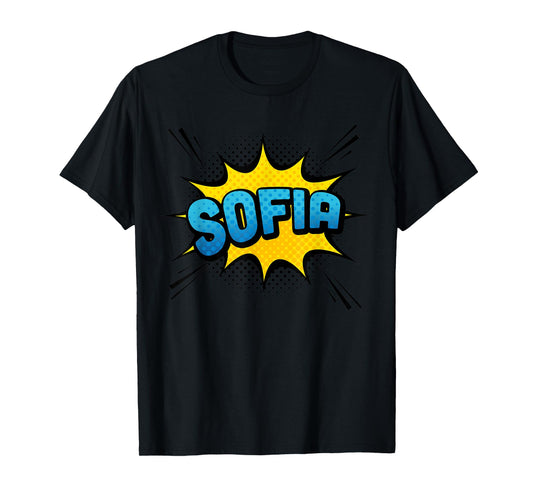 SOFIA - Girls Name Superhero Lover Style T-Shirt