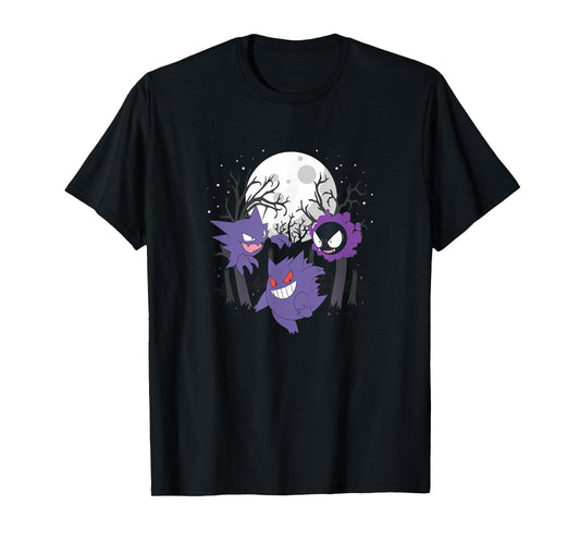 Pokémon - Gastly Gengar Hunter Forest T-Shirt