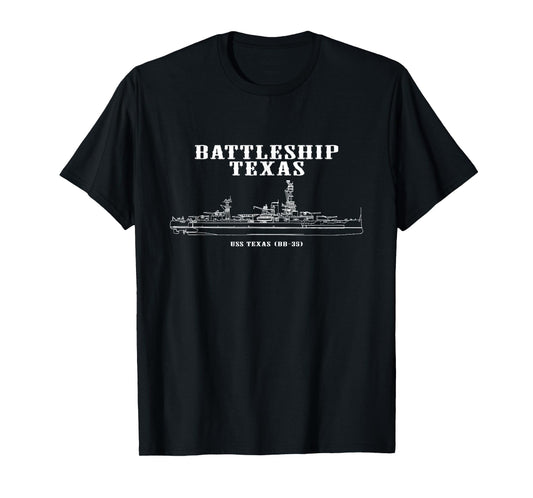 Battleship Texas USS Texas (BB-35) T-Shirt
