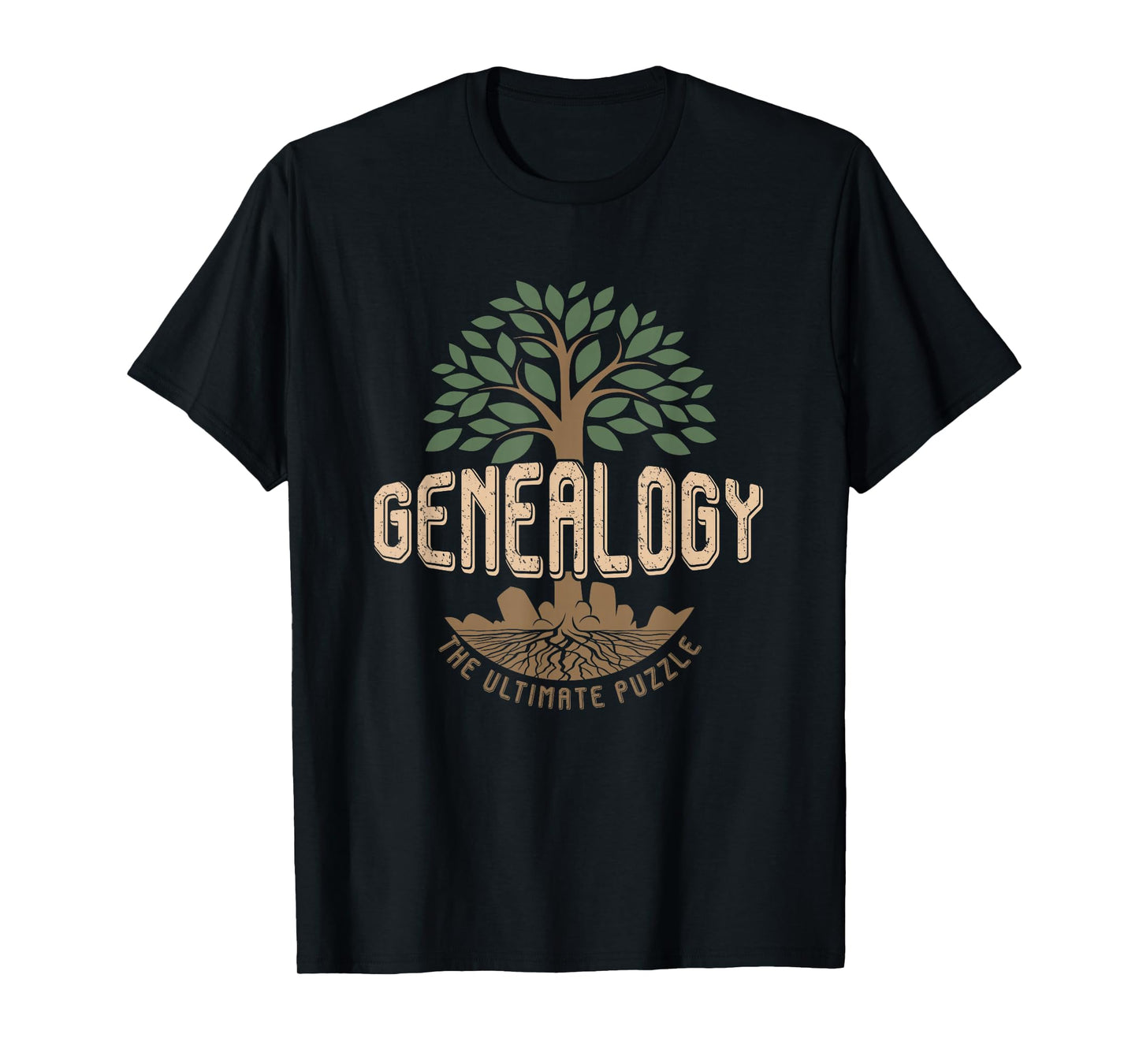 Genealoge Family Historian Genealogy Ultimate Puzzle T-Shirt