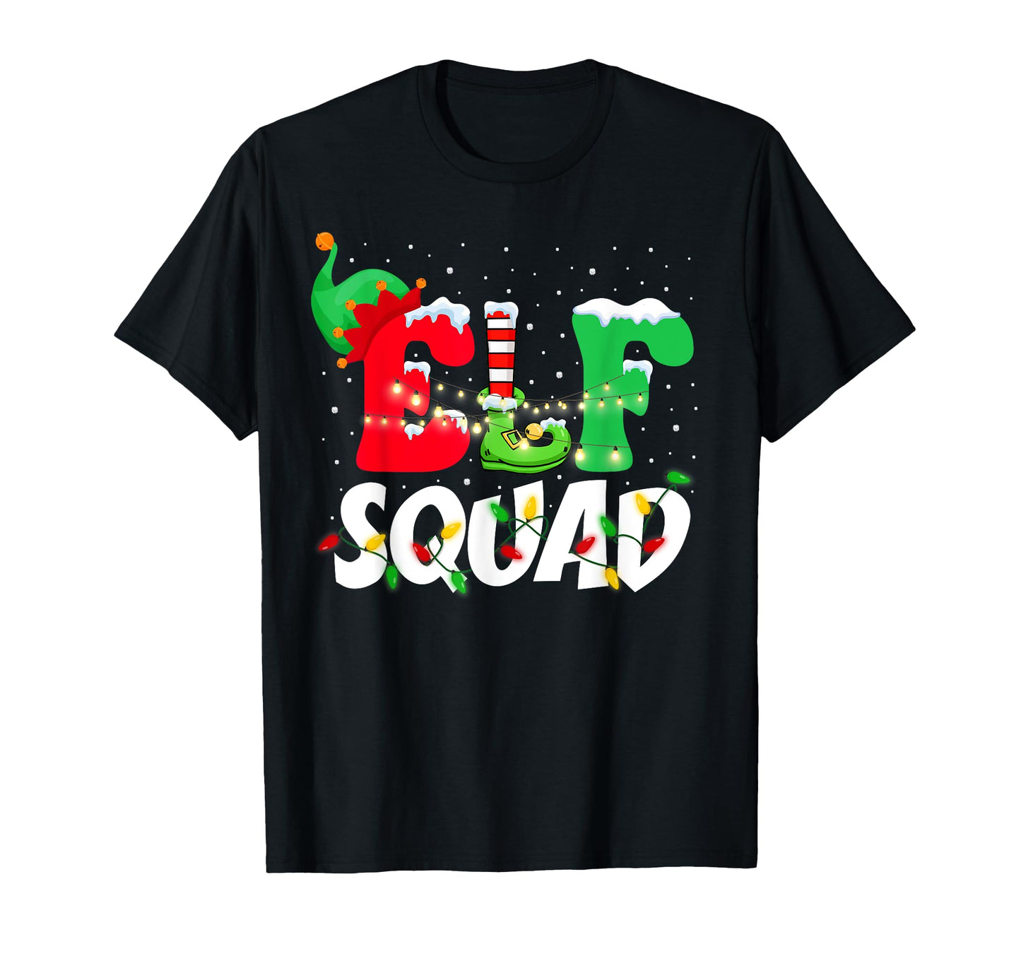 Elf Family Christmas Matching Pajamas XMas Shirt, Elf Squad T-Shirt
