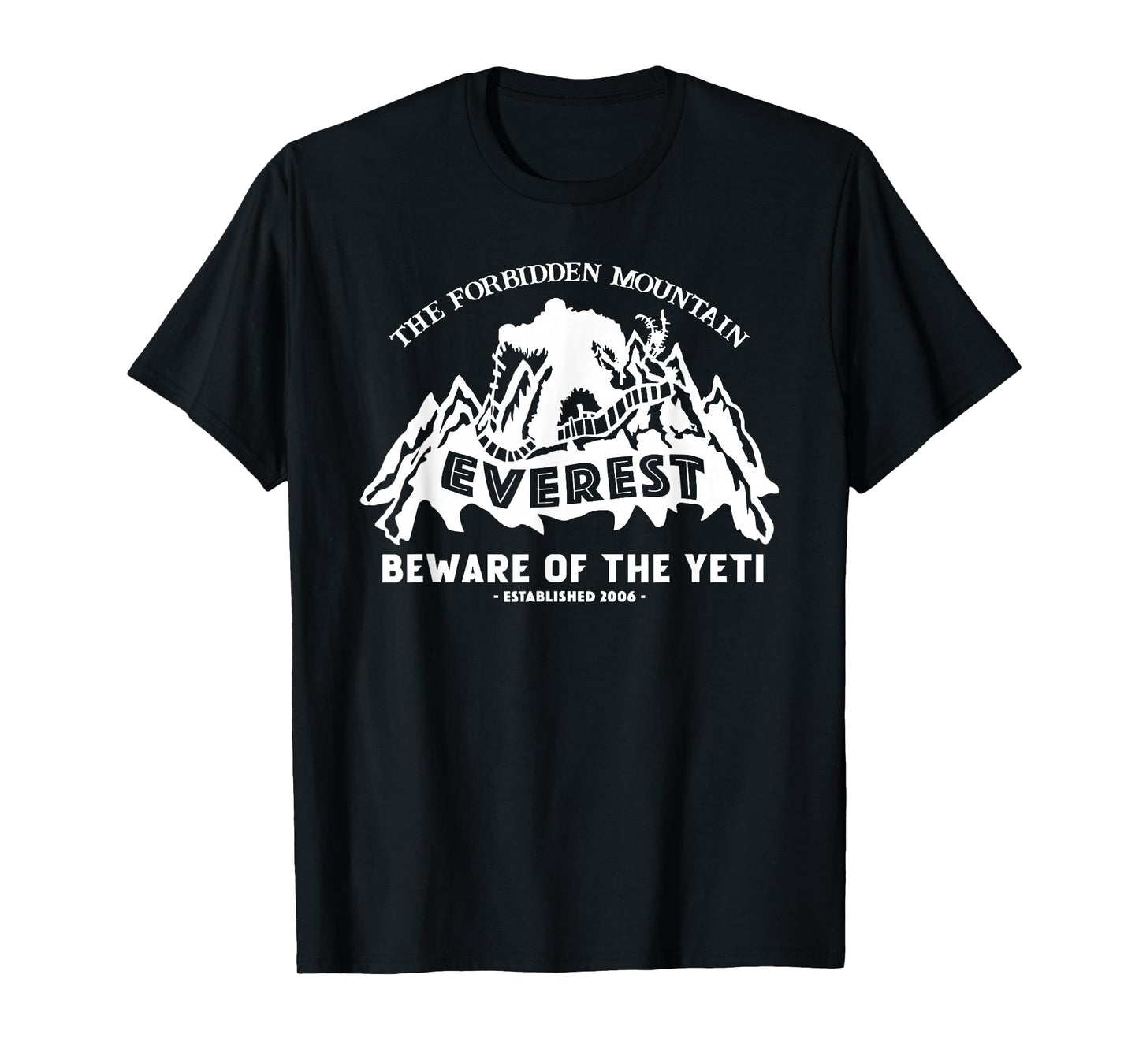 Expedition Everest, Yeti Research, Animal Theme Park Trip T-Shirt