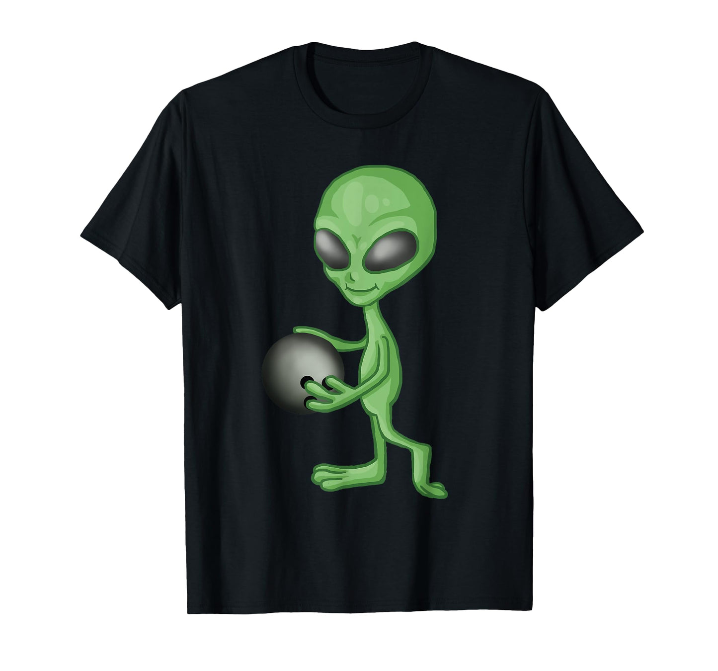 Alien Bowling Funny Bowler T-Shirt