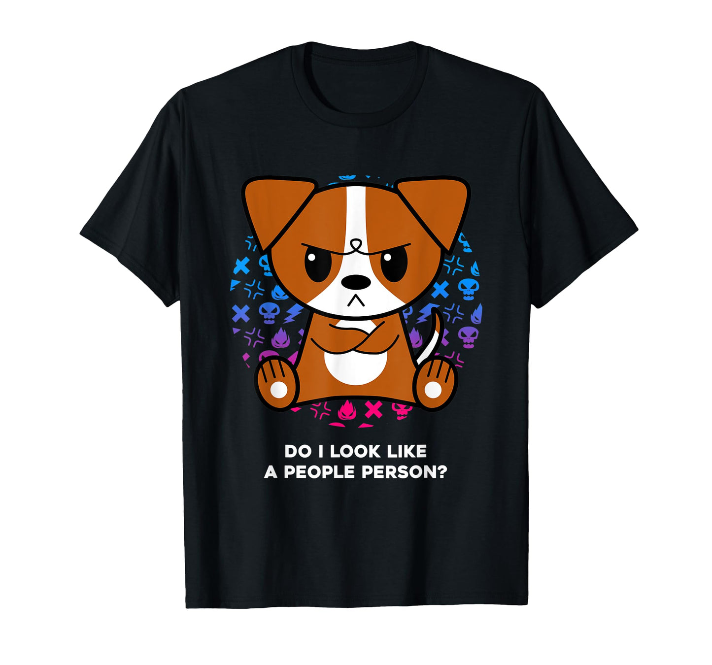 Do I Look Like A People Person Grumpy Jack Russell Terrier T-Shirt