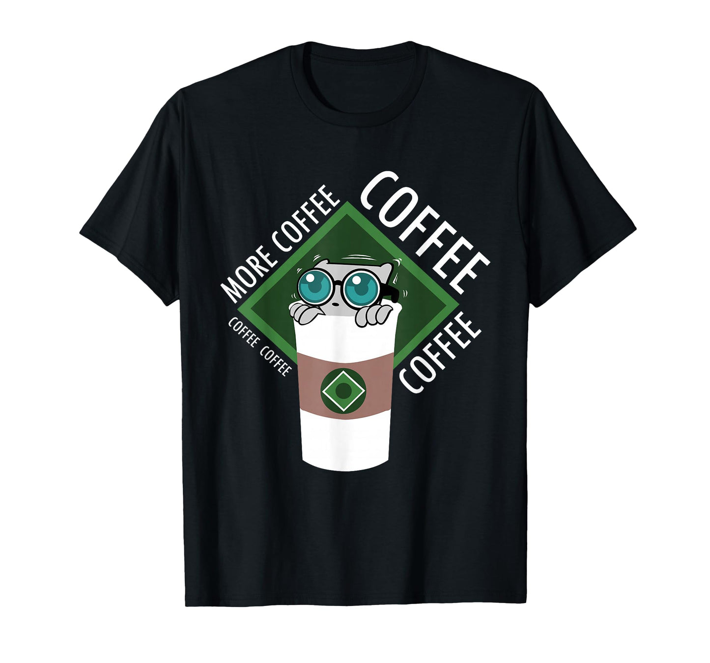 More Coffee! Mushroom-E T-Shirt