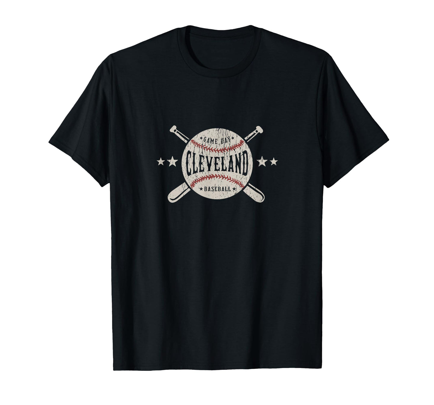 Cleveland Ohio OH T-Shirt Vintage Baseball Graphic Tee T-Shirt