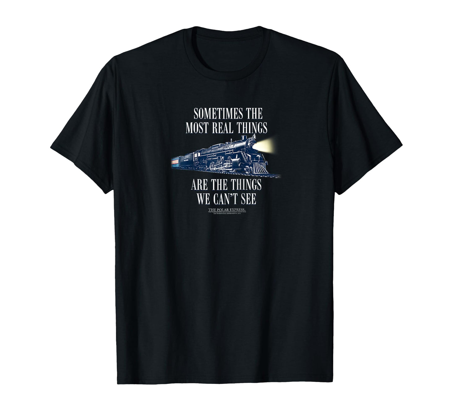 Polar Express Train Raglan Baseball Tee