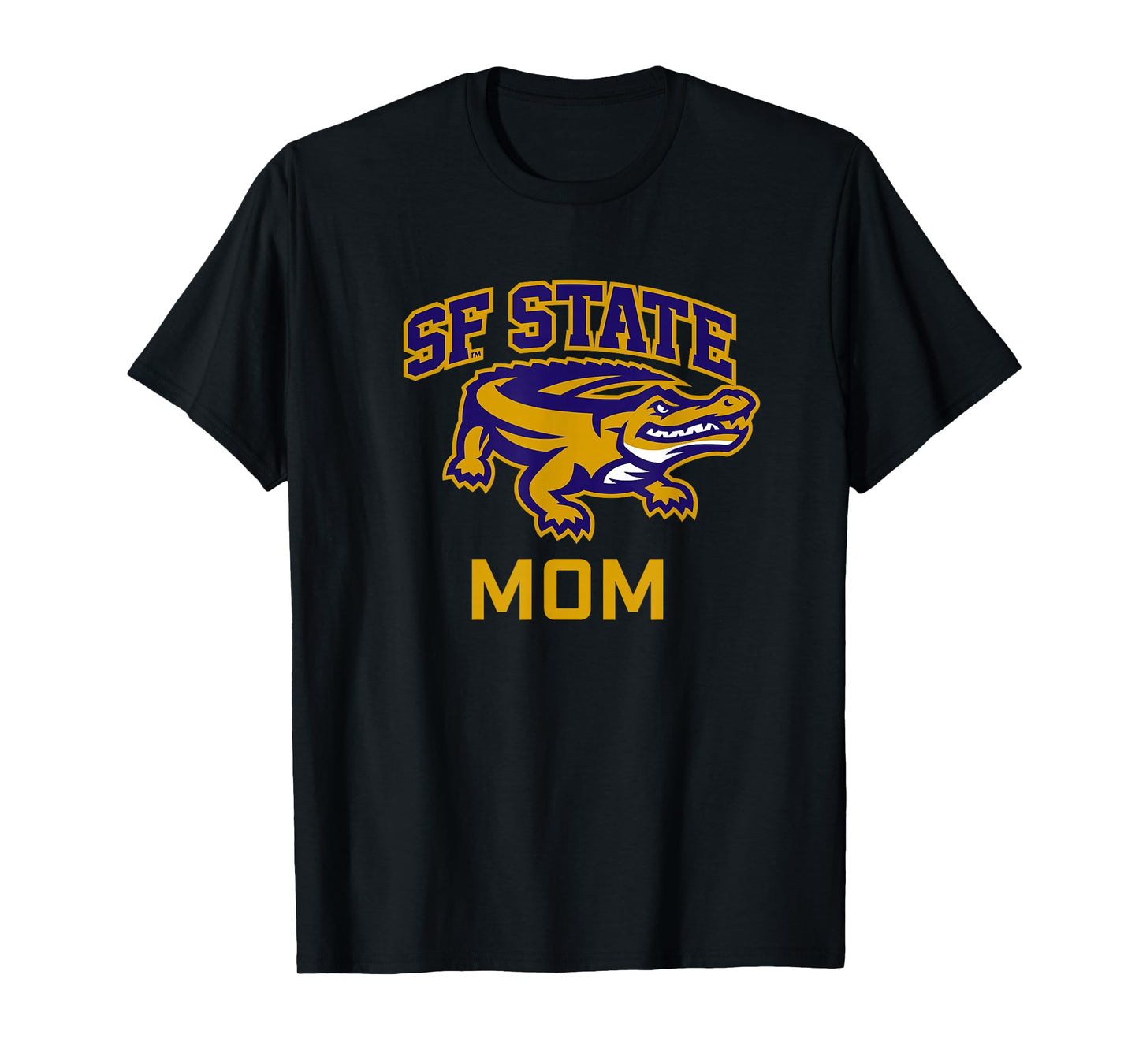 San Francisco State SFSU Gators Arched Mom T-Shirt