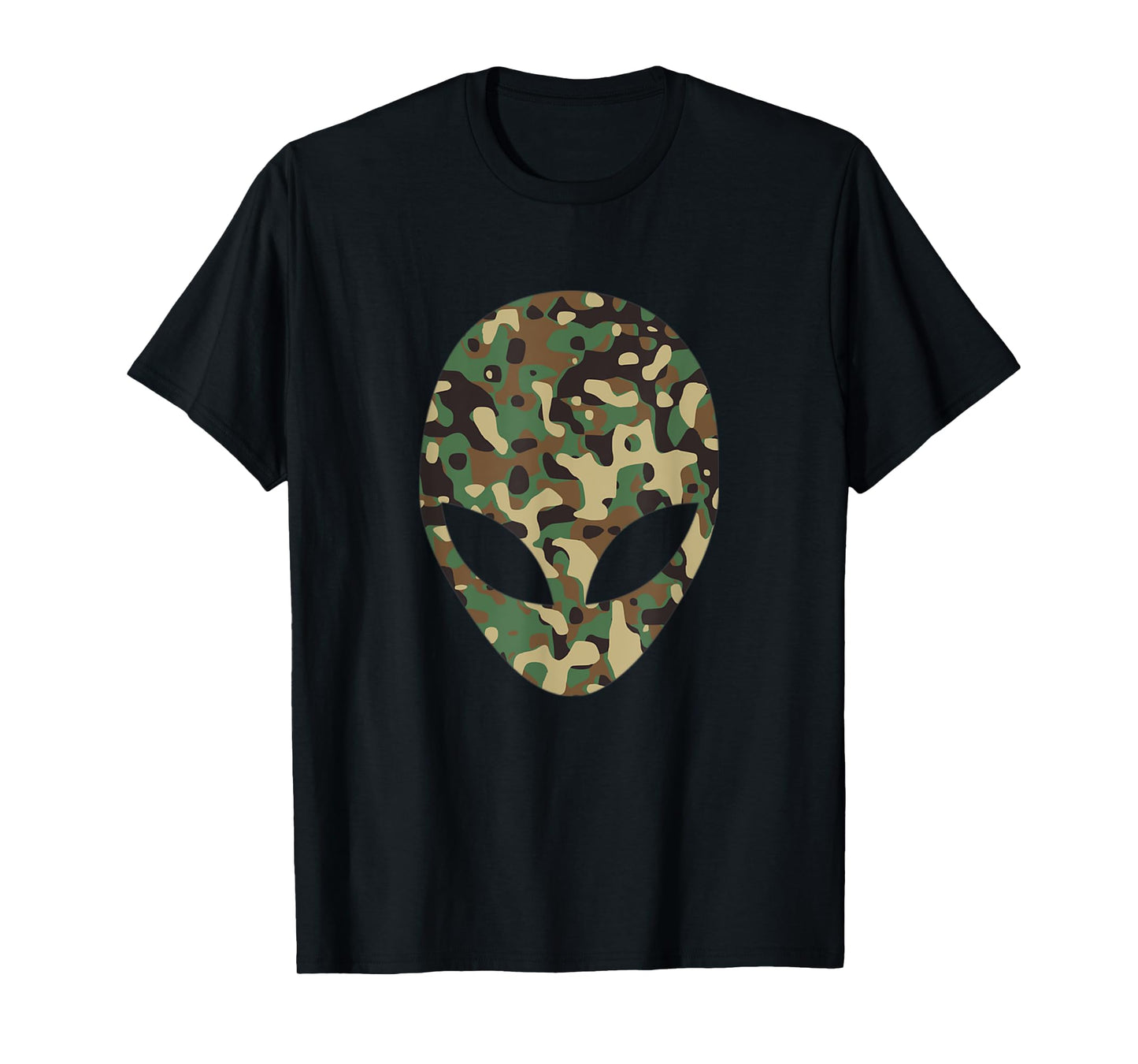Alien Head Camouflage Alien T-Shirt