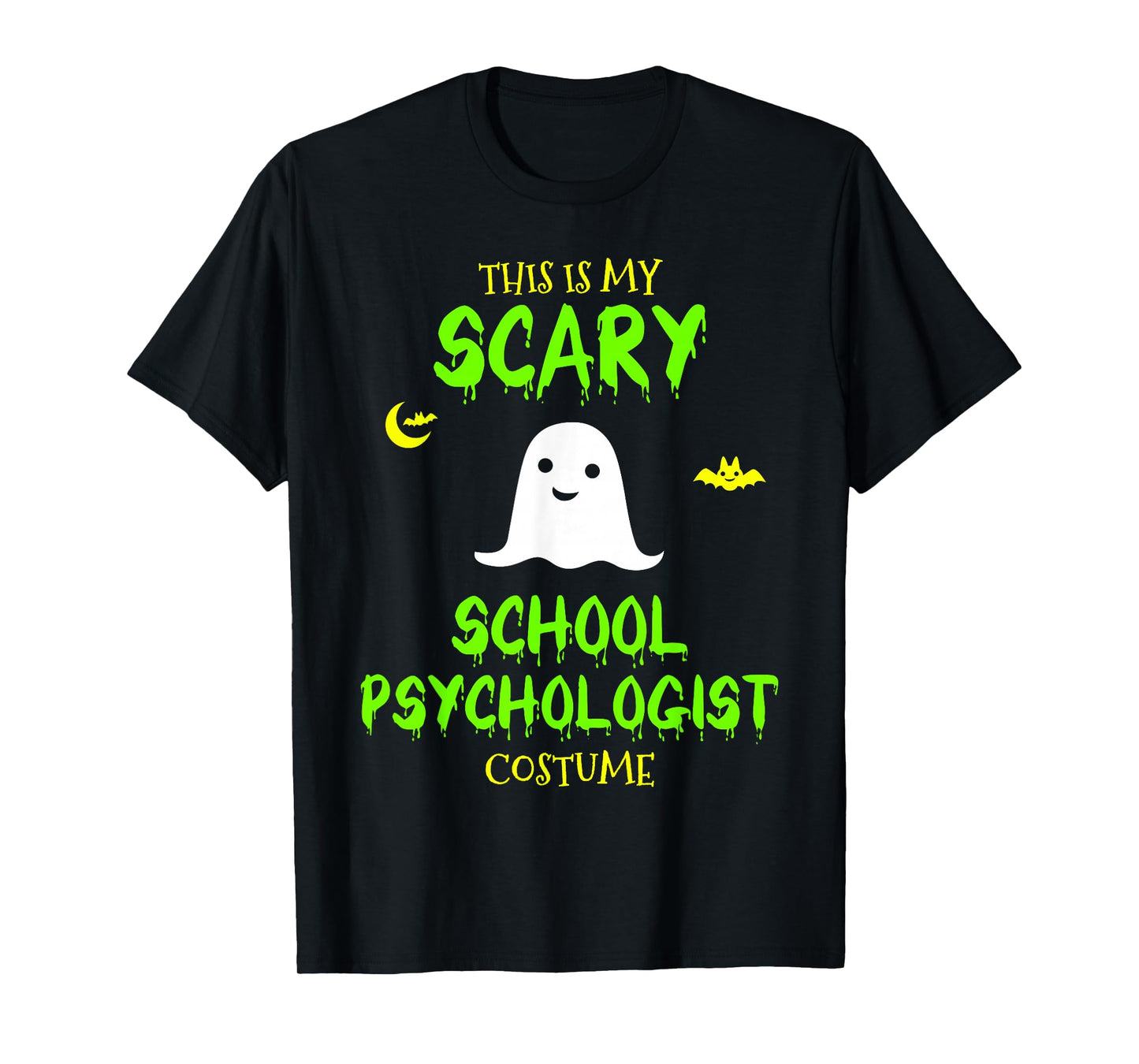 Scary School Psychologist Costume Halloween Lazy Easy T-Shirt