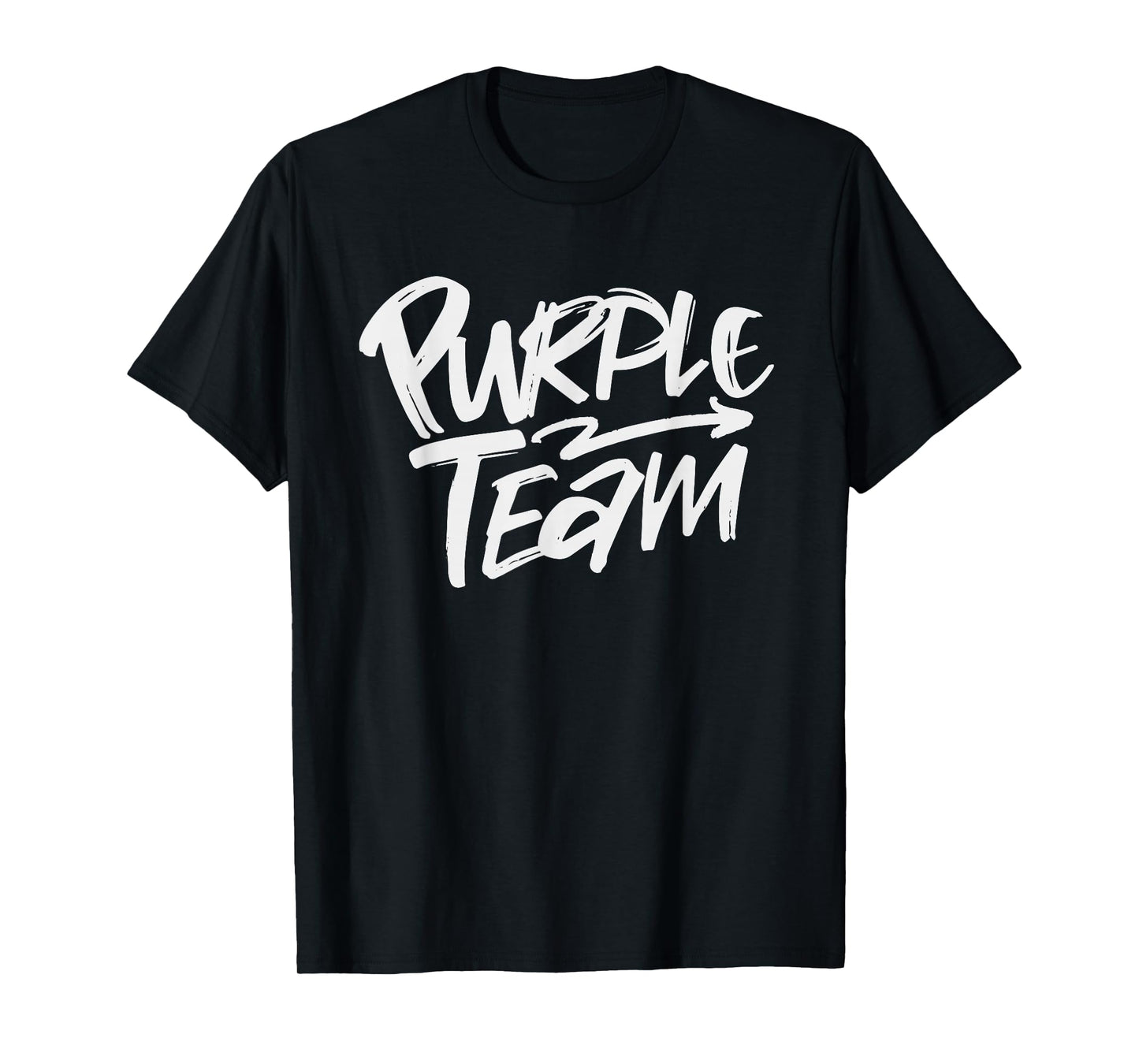 Purple Team Matching Team Spirit & Unity Purple Color Design T-Shirt